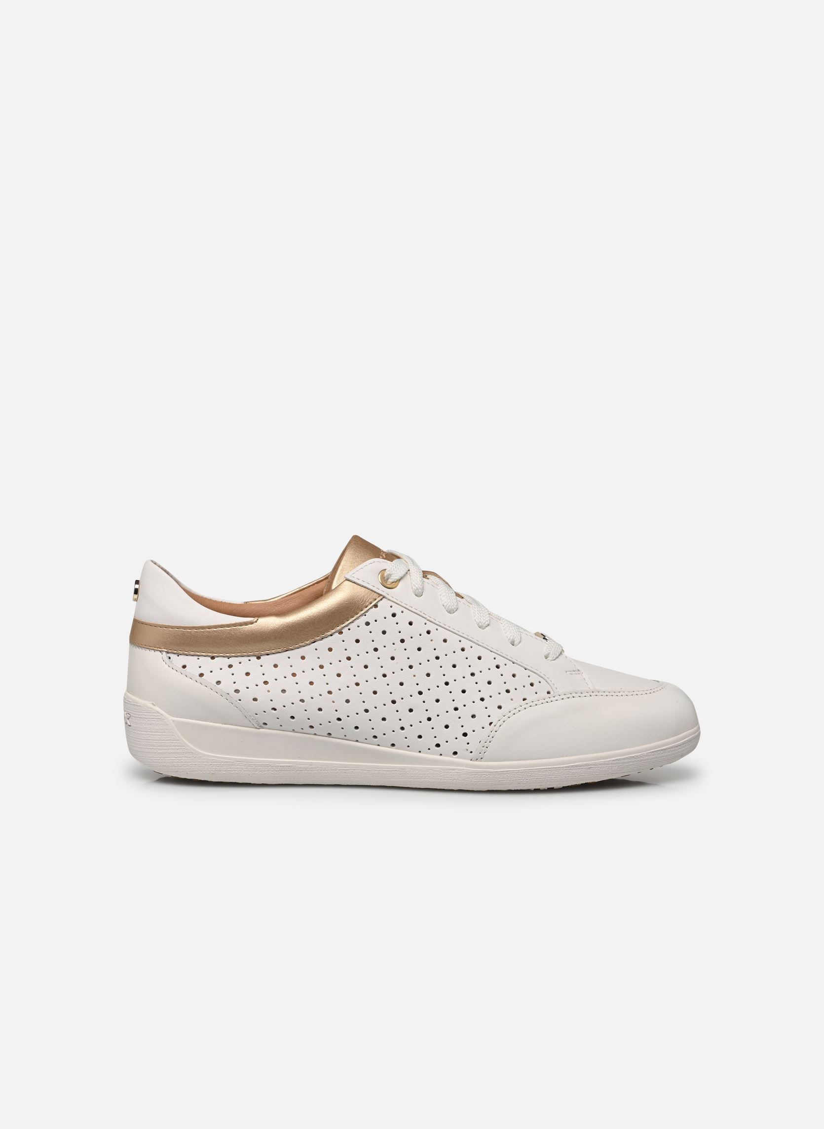 Niedrige Sneaker D MYRIA damen weiß Geox Niedrige Sneaker D MYRIA damen weiß Blanc