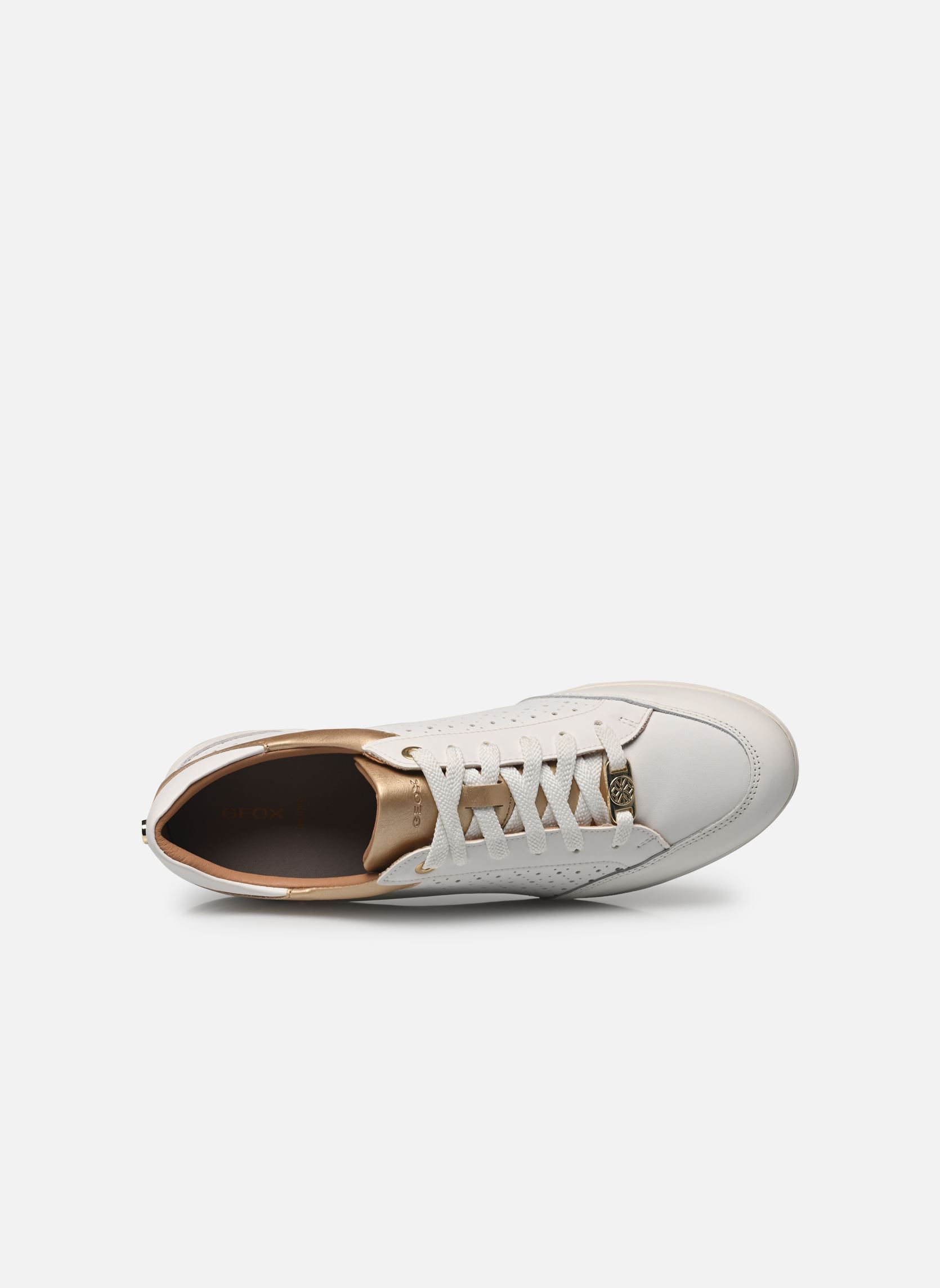 Niedrige Sneaker D MYRIA damen weiß Geox Niedrige Sneaker D MYRIA damen weiß Blanc