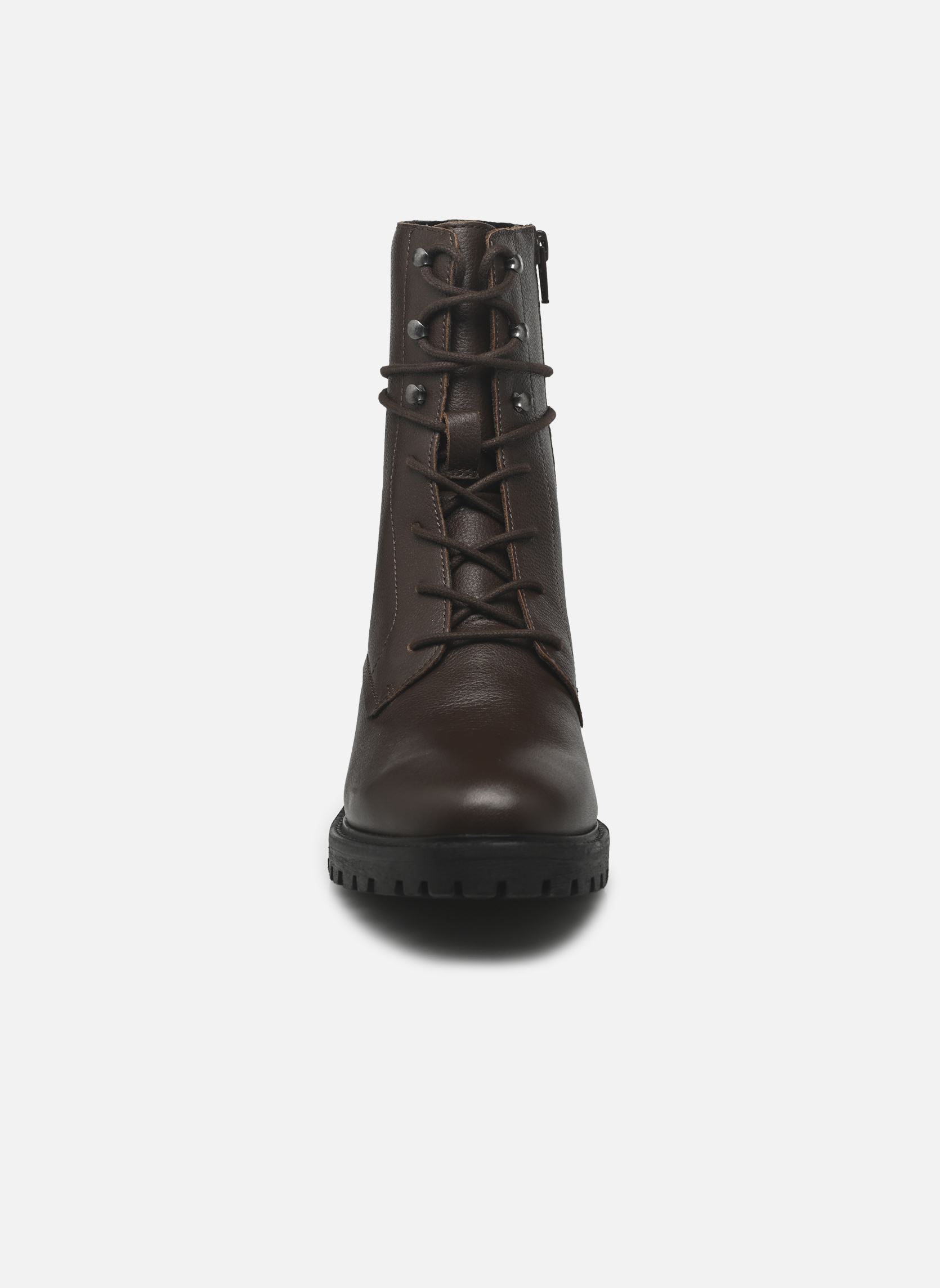 Bottines à lacets D HOARA 2 femme marron Geox Bottines à lacets D HOARA 2 femme marron BRUN FONCÉ