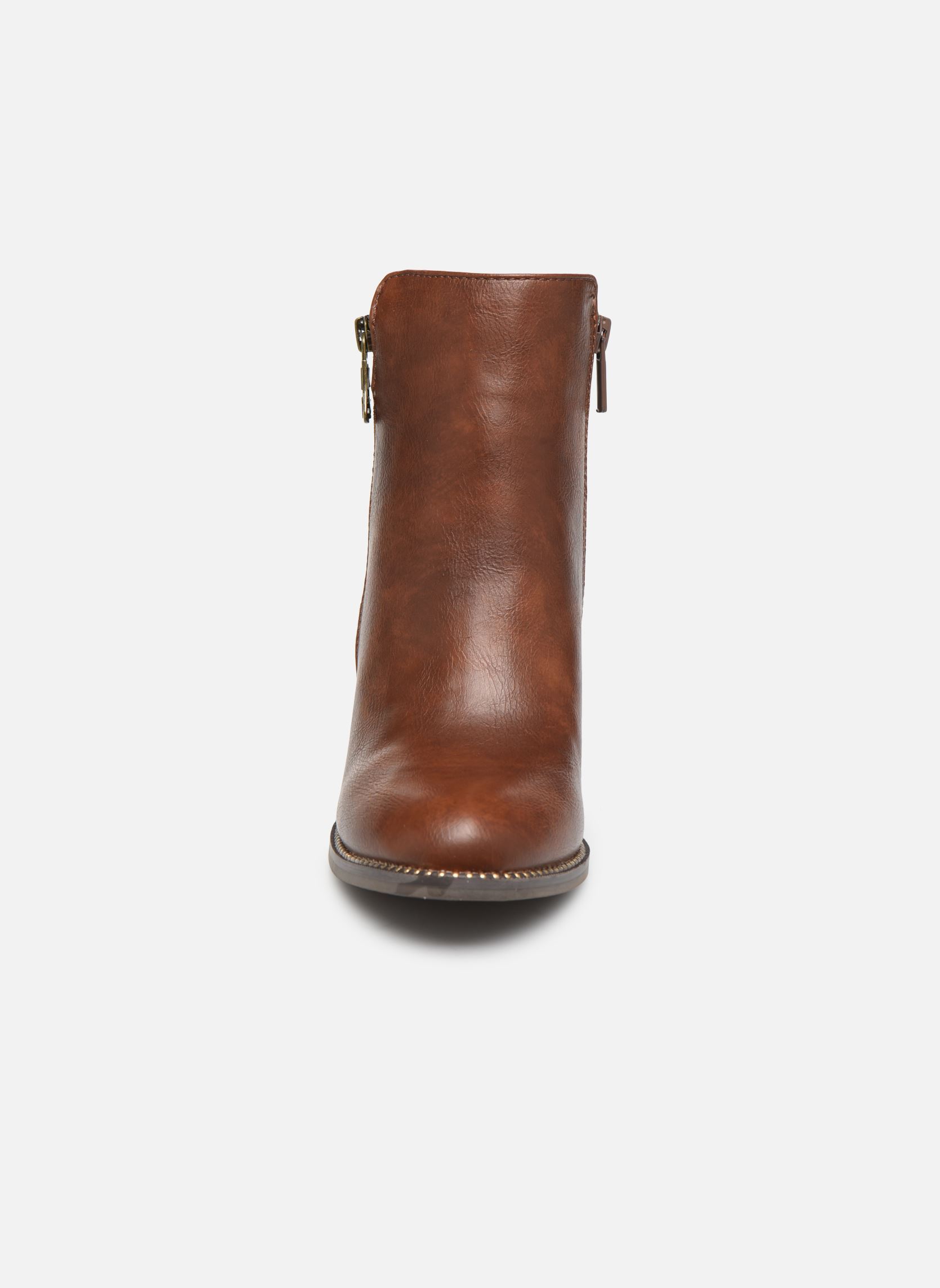 Lage enkellaarsjes Nathael dames bruin Mustang shoes Lage enkellaarsjes Nathael dames bruin KASTANIE