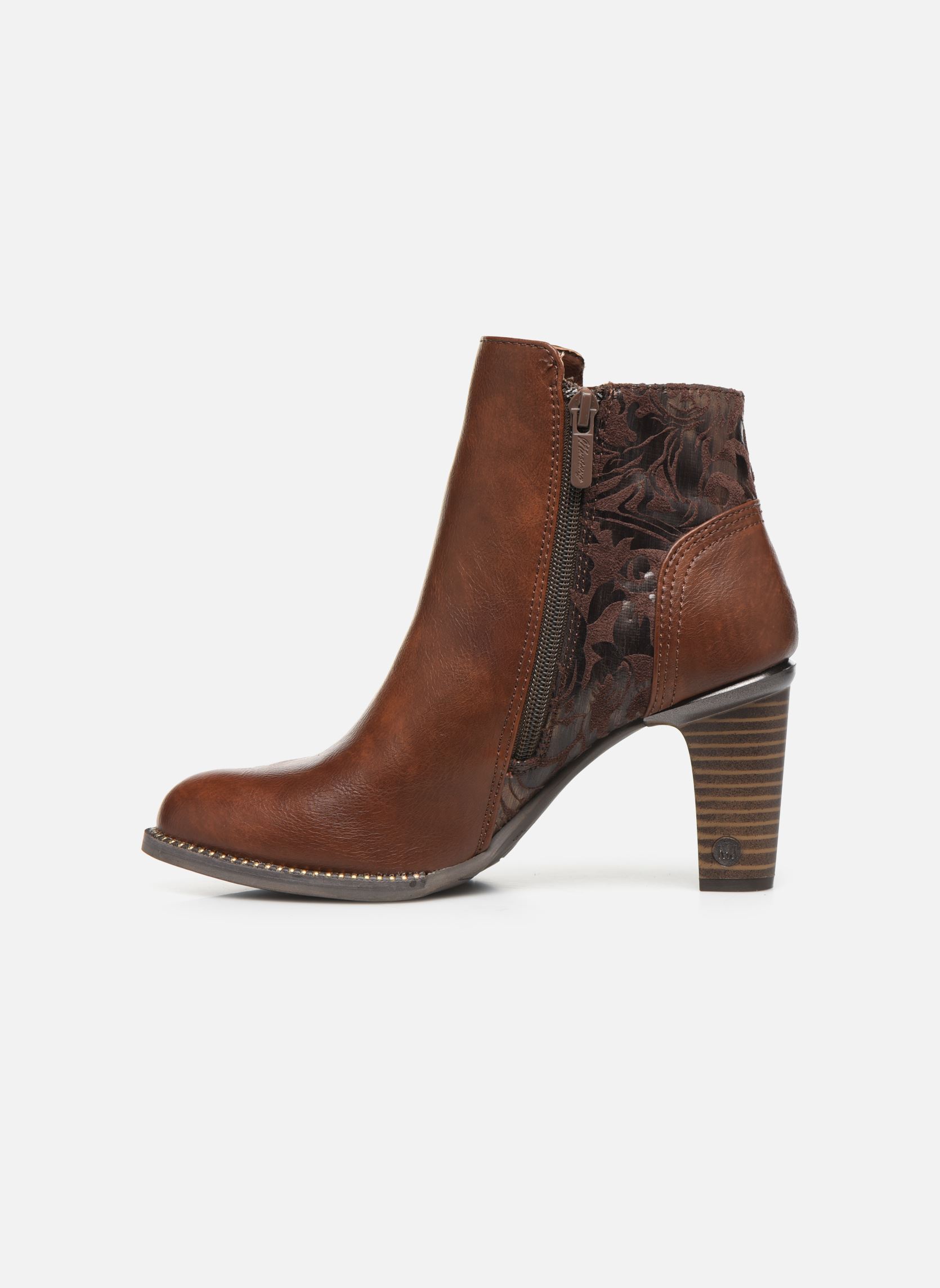 Lage enkellaarsjes Nathael dames bruin Mustang shoes Lage enkellaarsjes Nathael dames bruin KASTANIE