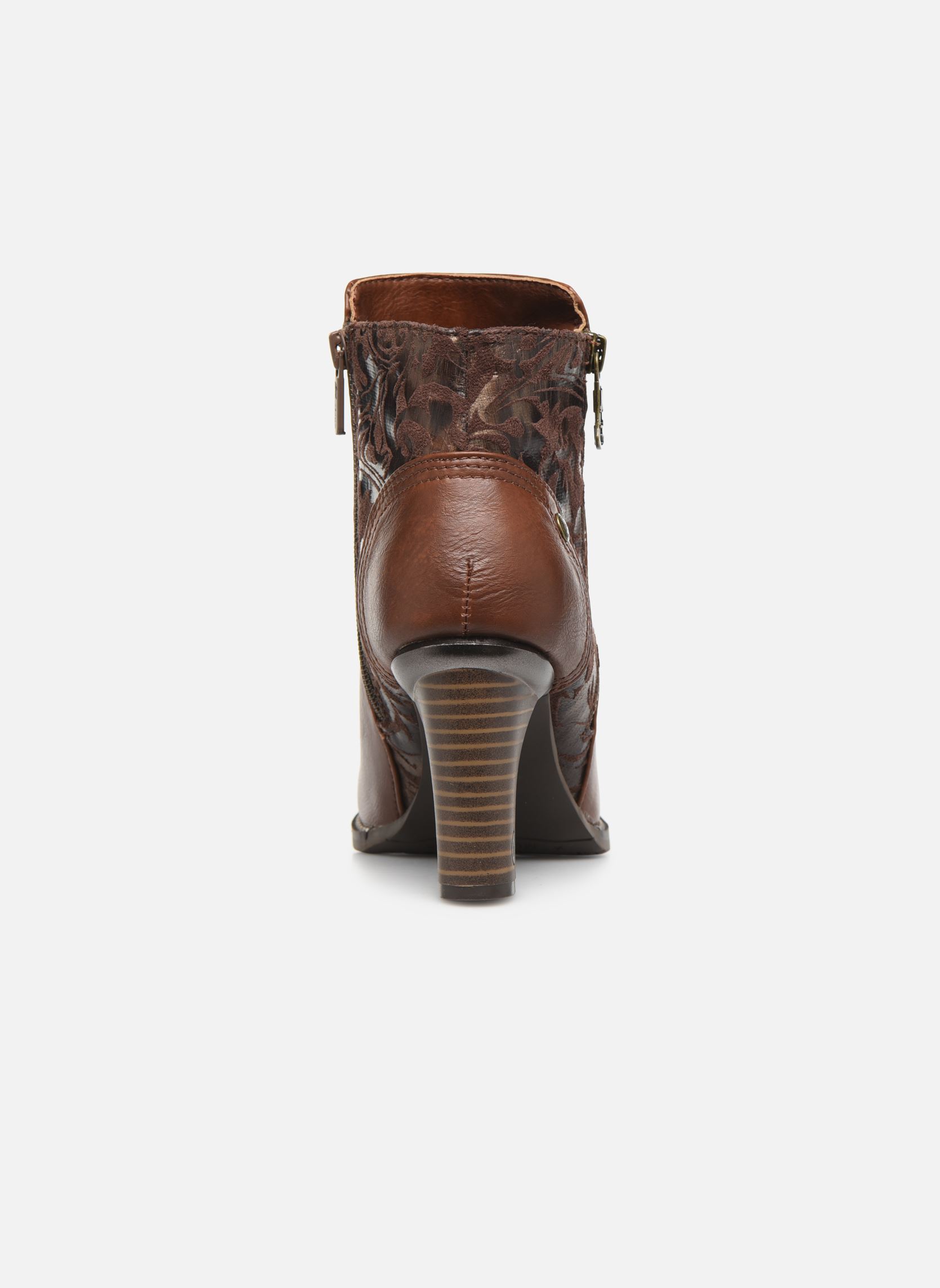 Lage enkellaarsjes Nathael dames bruin Mustang shoes Lage enkellaarsjes Nathael dames bruin KASTANIE
