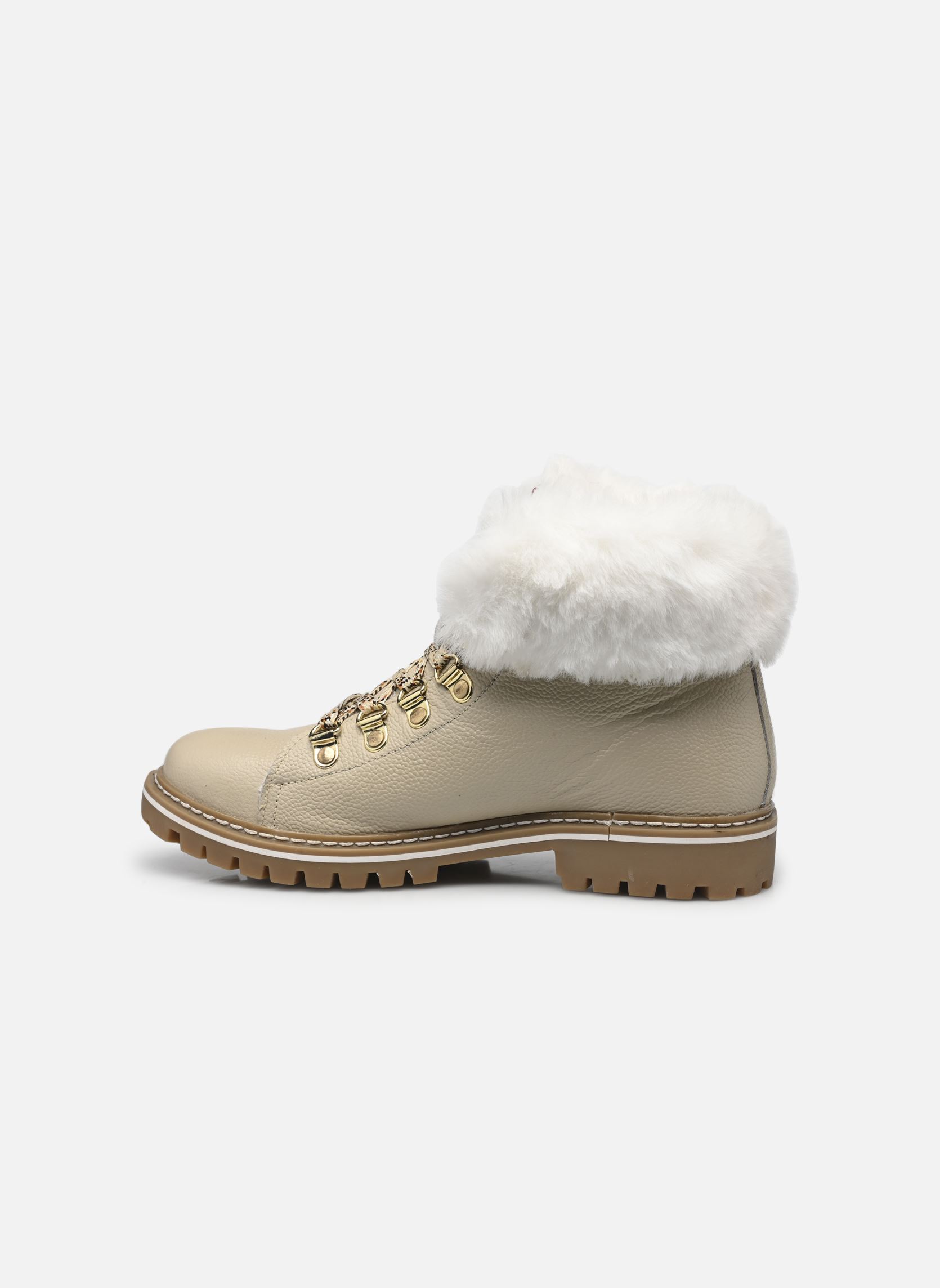 Geschnürte Stiefeletten Lacen damen beige Les Tropéziennes par M Belarbi Geschnürte Stiefeletten Lacen damen beige Creme