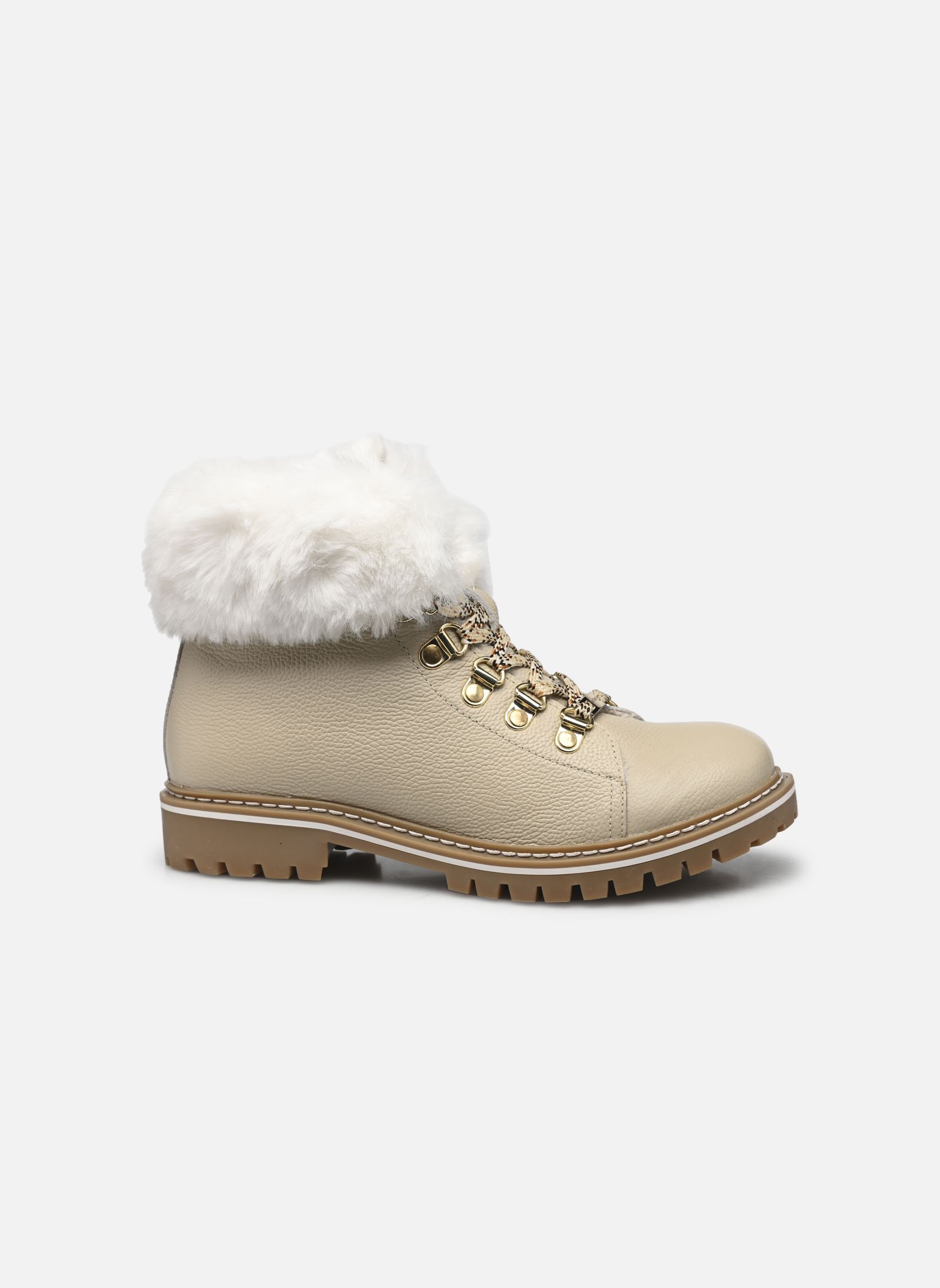 Geschnürte Stiefeletten Lacen damen beige Les Tropéziennes par M Belarbi Geschnürte Stiefeletten Lacen damen beige Creme