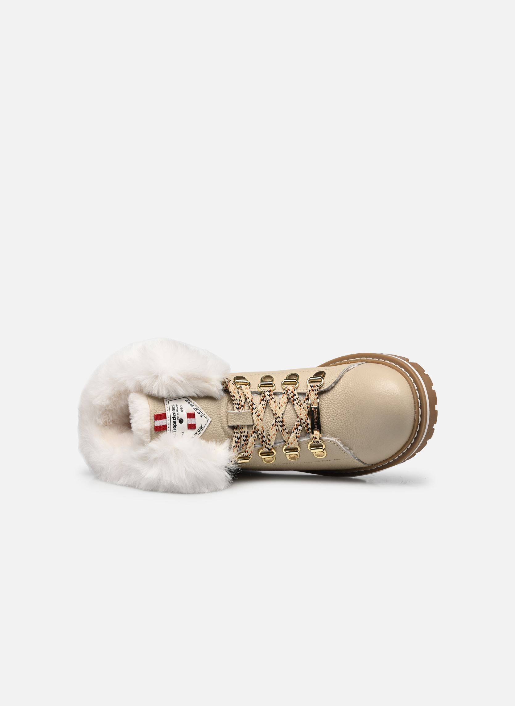 Geschnürte Stiefeletten Lacen damen beige Les Tropéziennes par M Belarbi Geschnürte Stiefeletten Lacen damen beige Creme