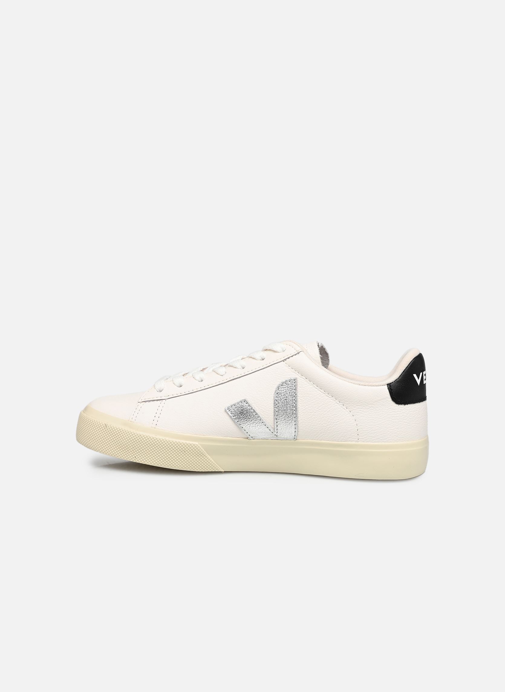 Niedrige Sneaker Campo damen weiß Veja Niedrige Sneaker Campo damen weiß WHITE_SILVER_BLACK