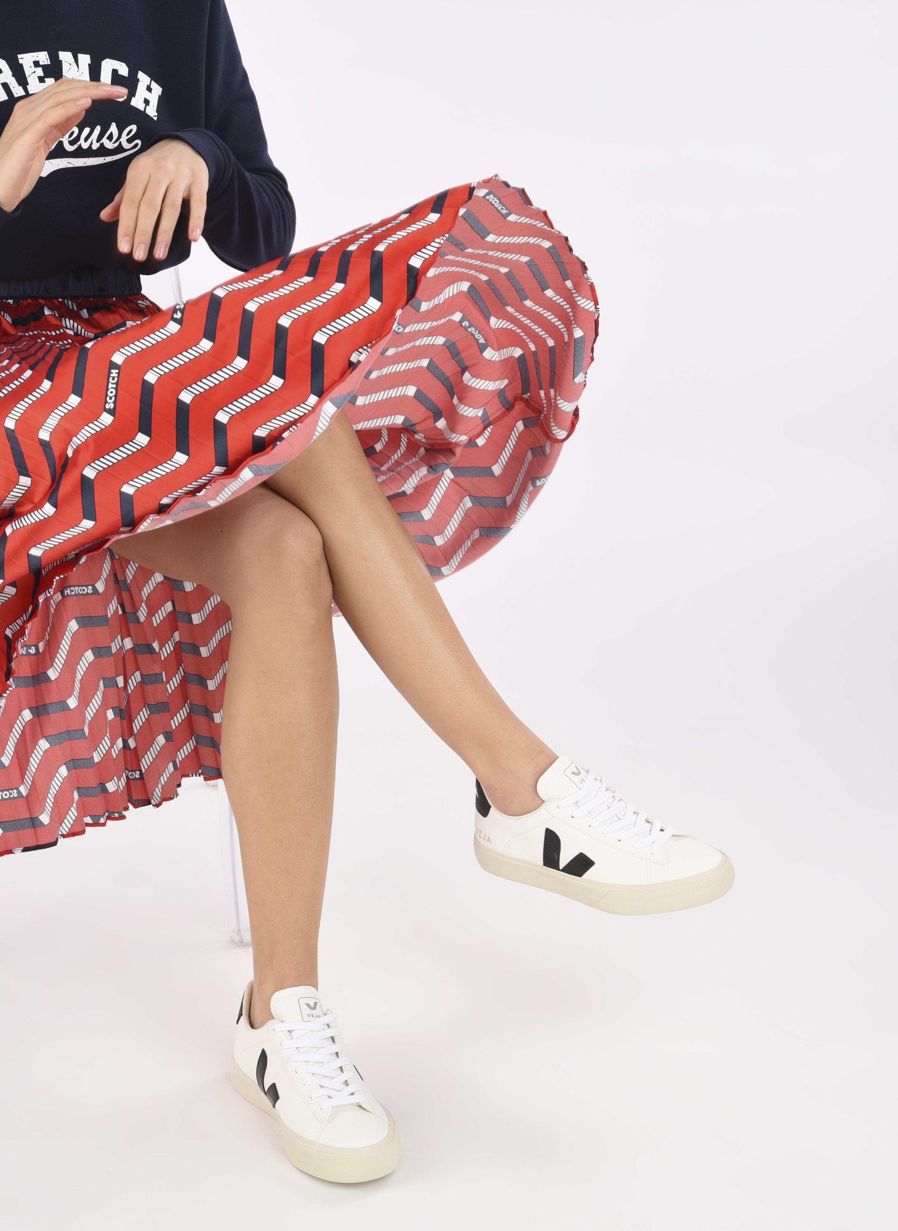 Baskets basses Campo blanc Veja Baskets basses Campo blanc EXTRA-WHITE_BLACK