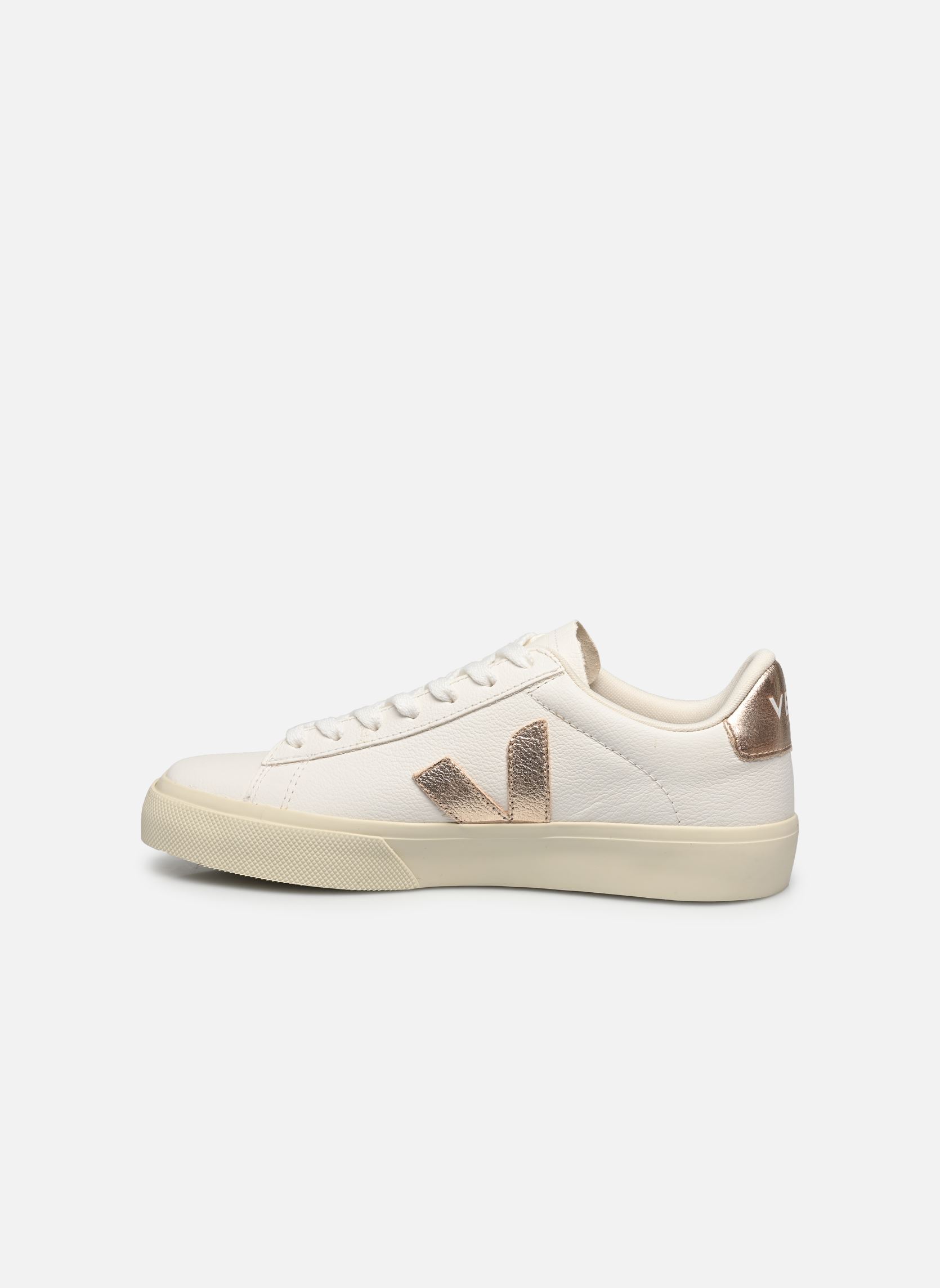 Niedrige Sneaker Campo damen weiß Veja Niedrige Sneaker Campo damen weiß EXTRA-WHITE_PLATINE
