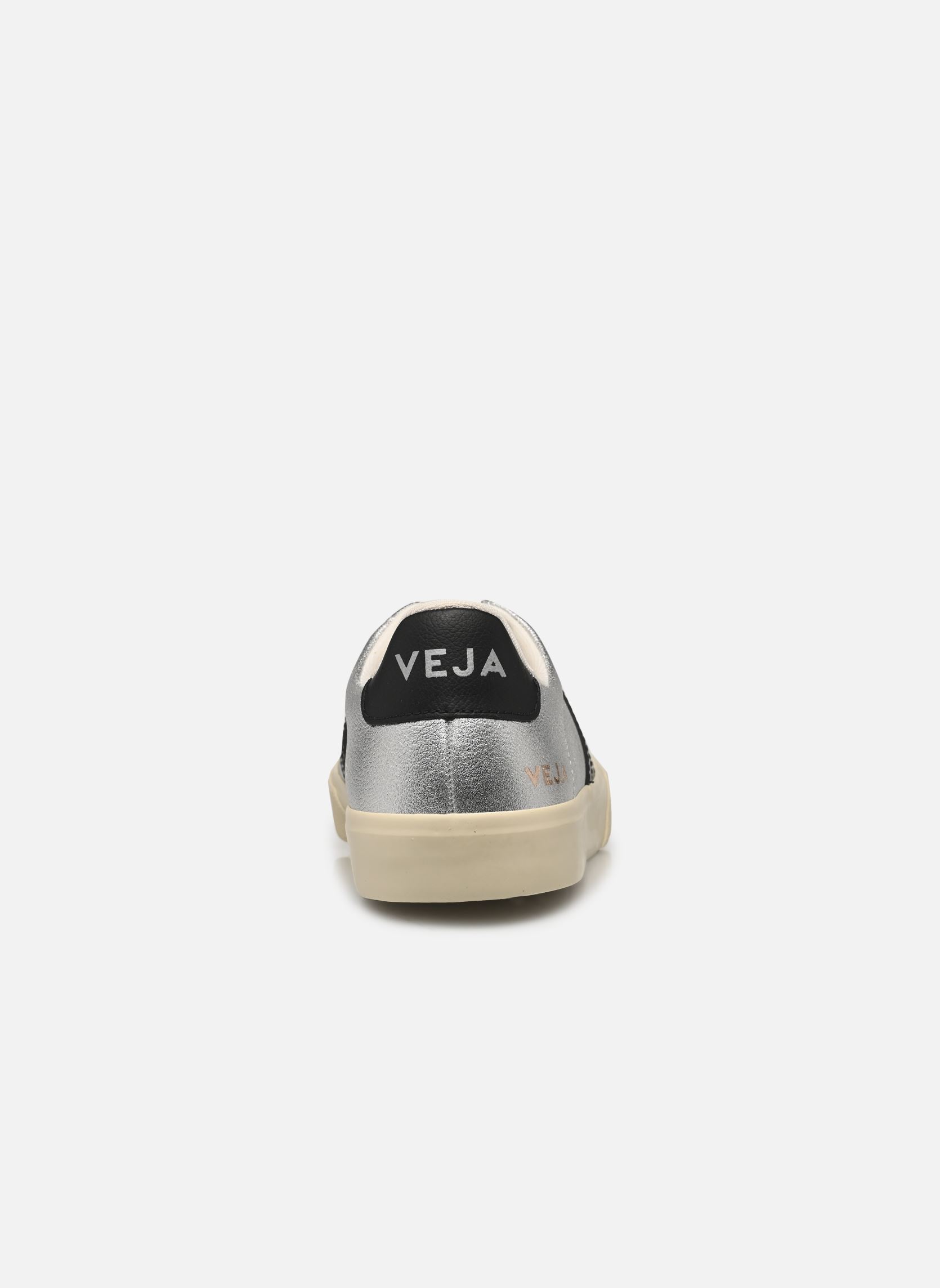 Niedrige Sneaker Campo damen silber Veja Niedrige Sneaker Campo damen silber SILVER_BLACK