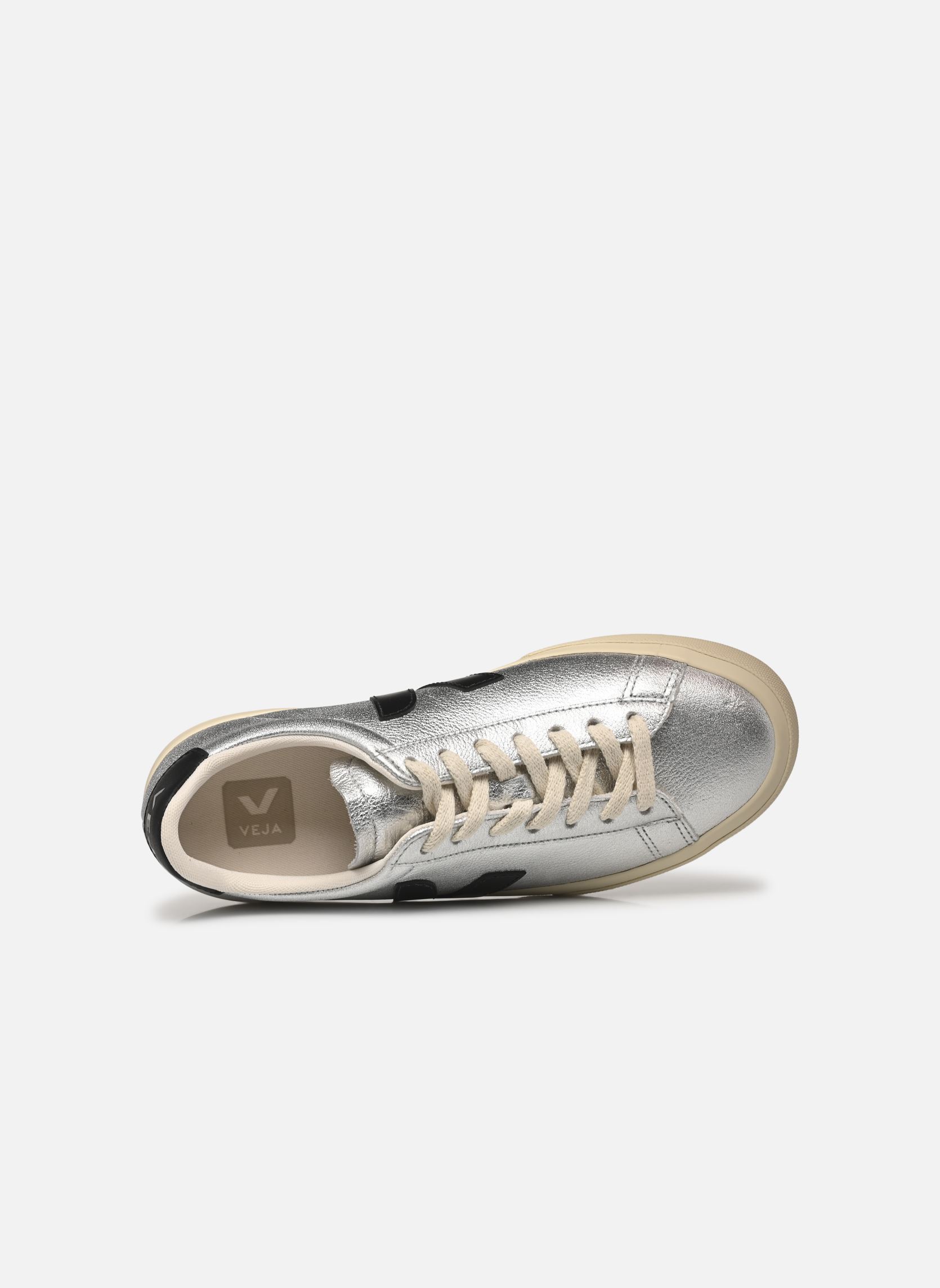 Niedrige Sneaker Campo damen silber Veja Niedrige Sneaker Campo damen silber SILVER_BLACK