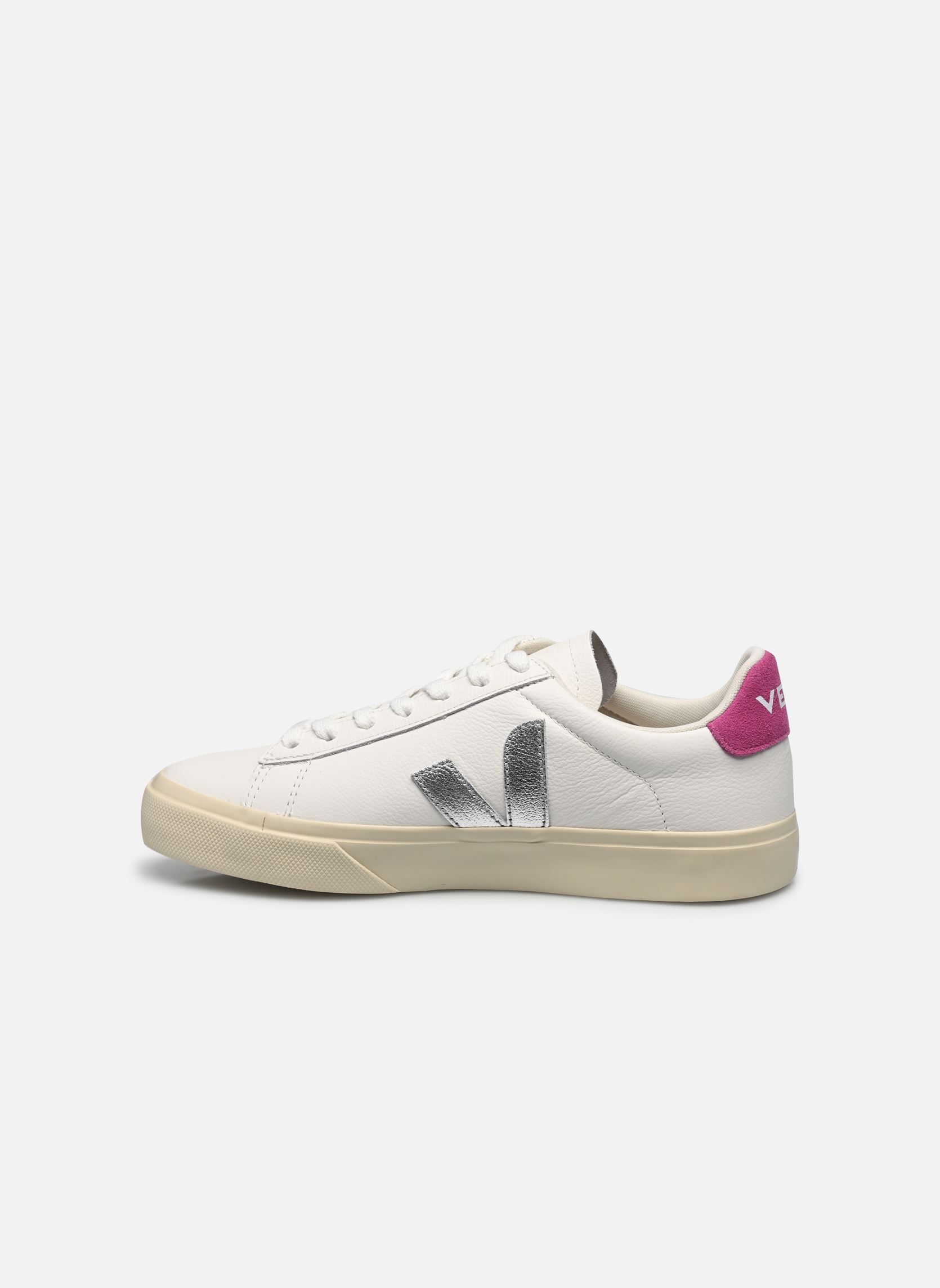 Lage sneakers Campo dames wit Veja Lage sneakers Campo dames wit WHITE_SILVER_ULTRAVIOLET
