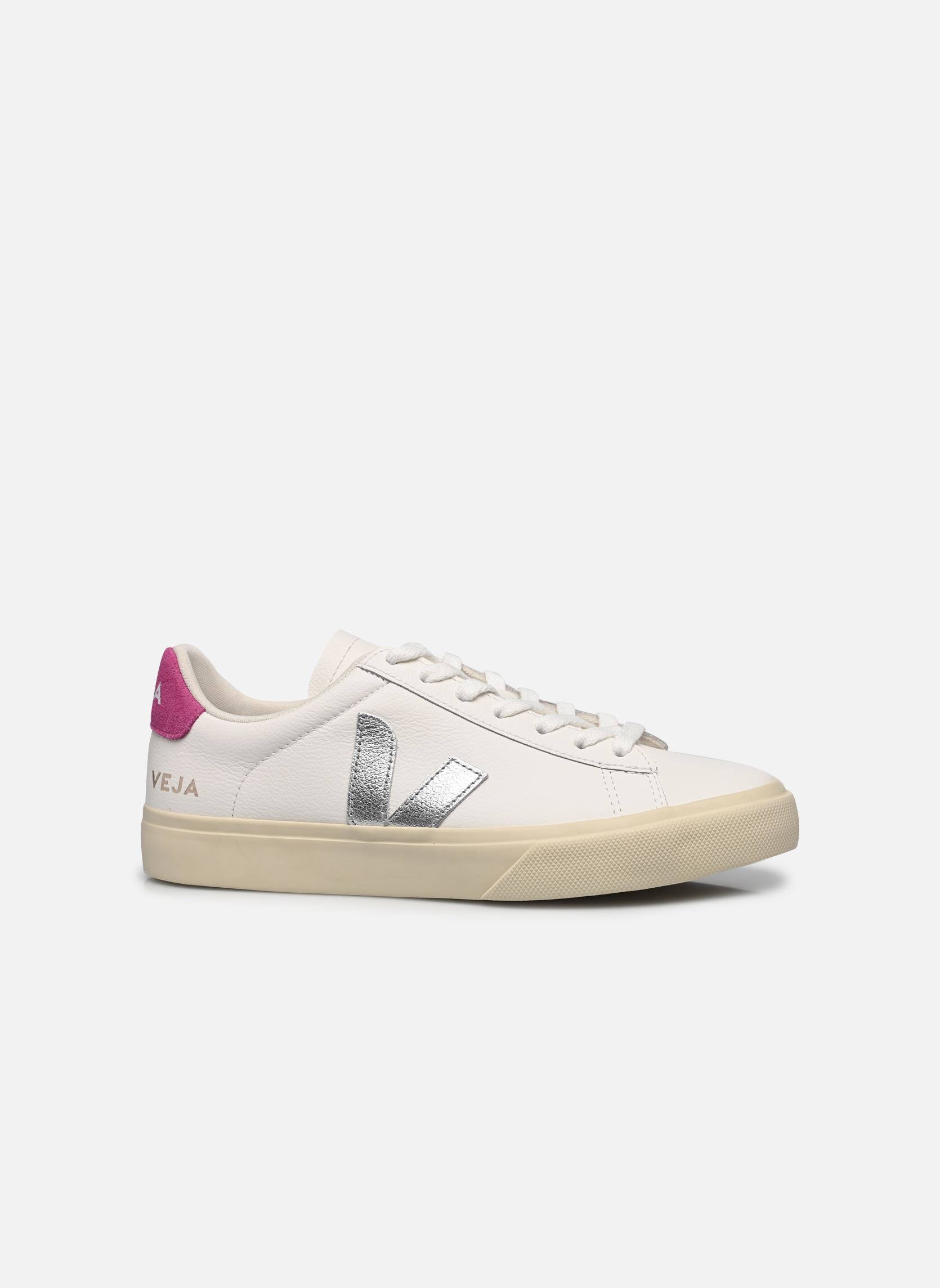 Lage sneakers Campo dames wit Veja Lage sneakers Campo dames wit WHITE_SILVER_ULTRAVIOLET