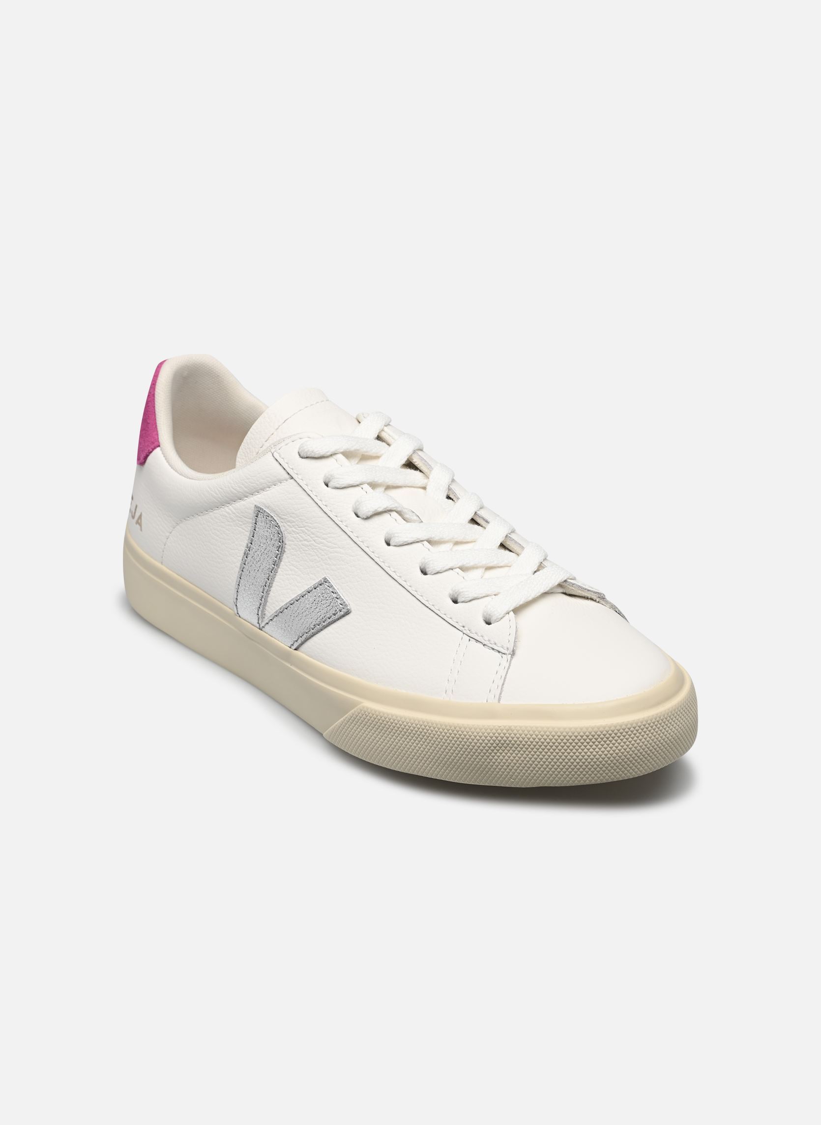 Lage sneakers Campo dames wit Veja Lage sneakers Campo dames wit WHITE_SILVER_ULTRAVIOLET