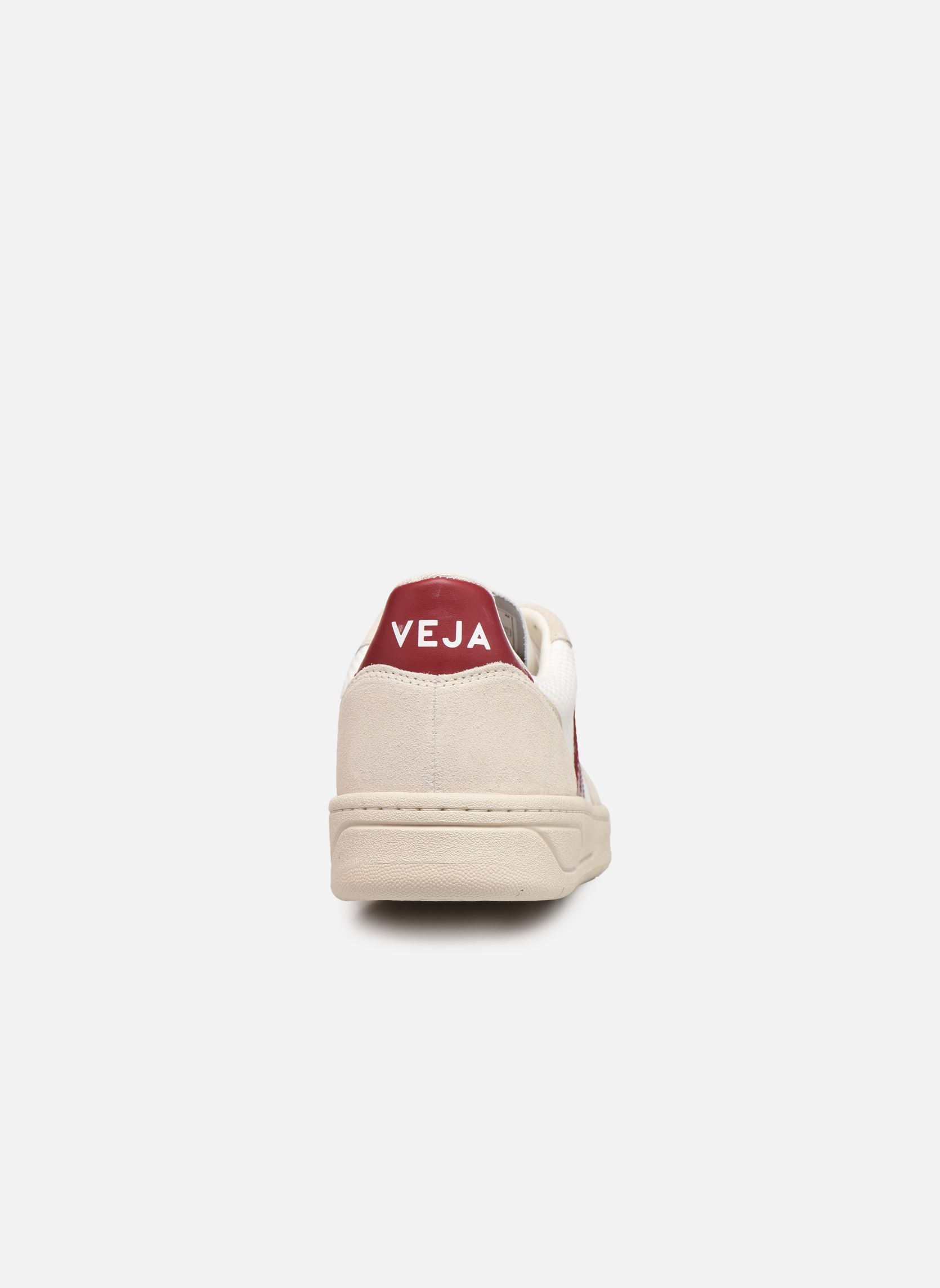 Baskets basses V-10 M homme blanc Veja Baskets basses V-10 M homme blanc WHITE_MARSALA