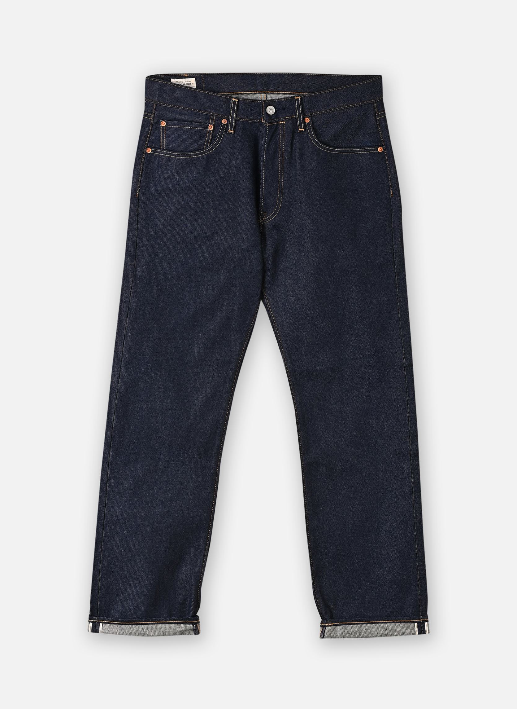 Jeans droit 501® LEVI’S® ORIGINAL homme marine Levi's Jeans droit 501® LEVI’S® ORIGINAL homme marine HUDSON SELVEDGE RIGID