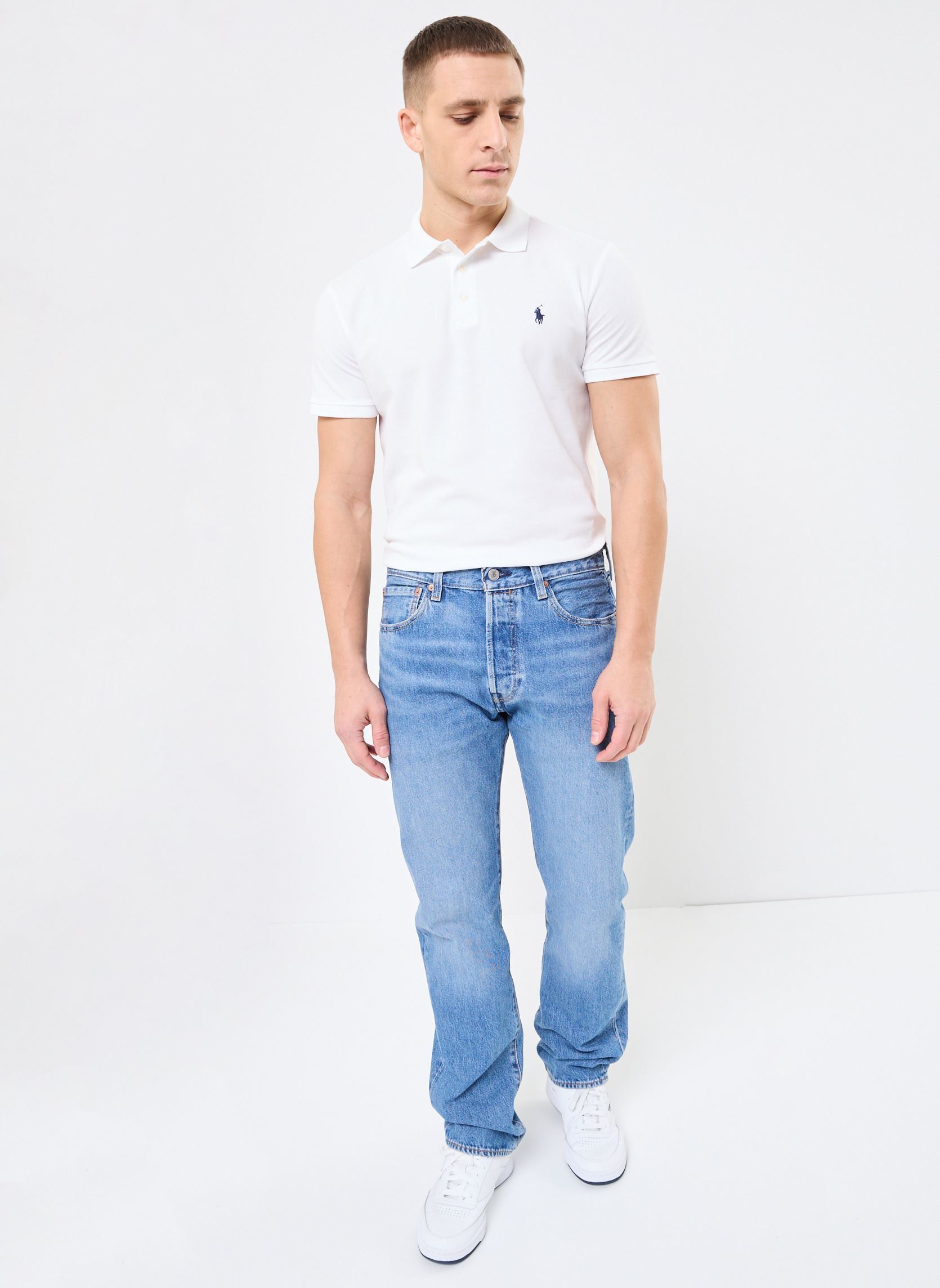 Jeans droit 501® LEVI’S® ORIGINAL homme bleu Levi's Jeans droit 501® LEVI’S® ORIGINAL homme bleu CHEMICALS
