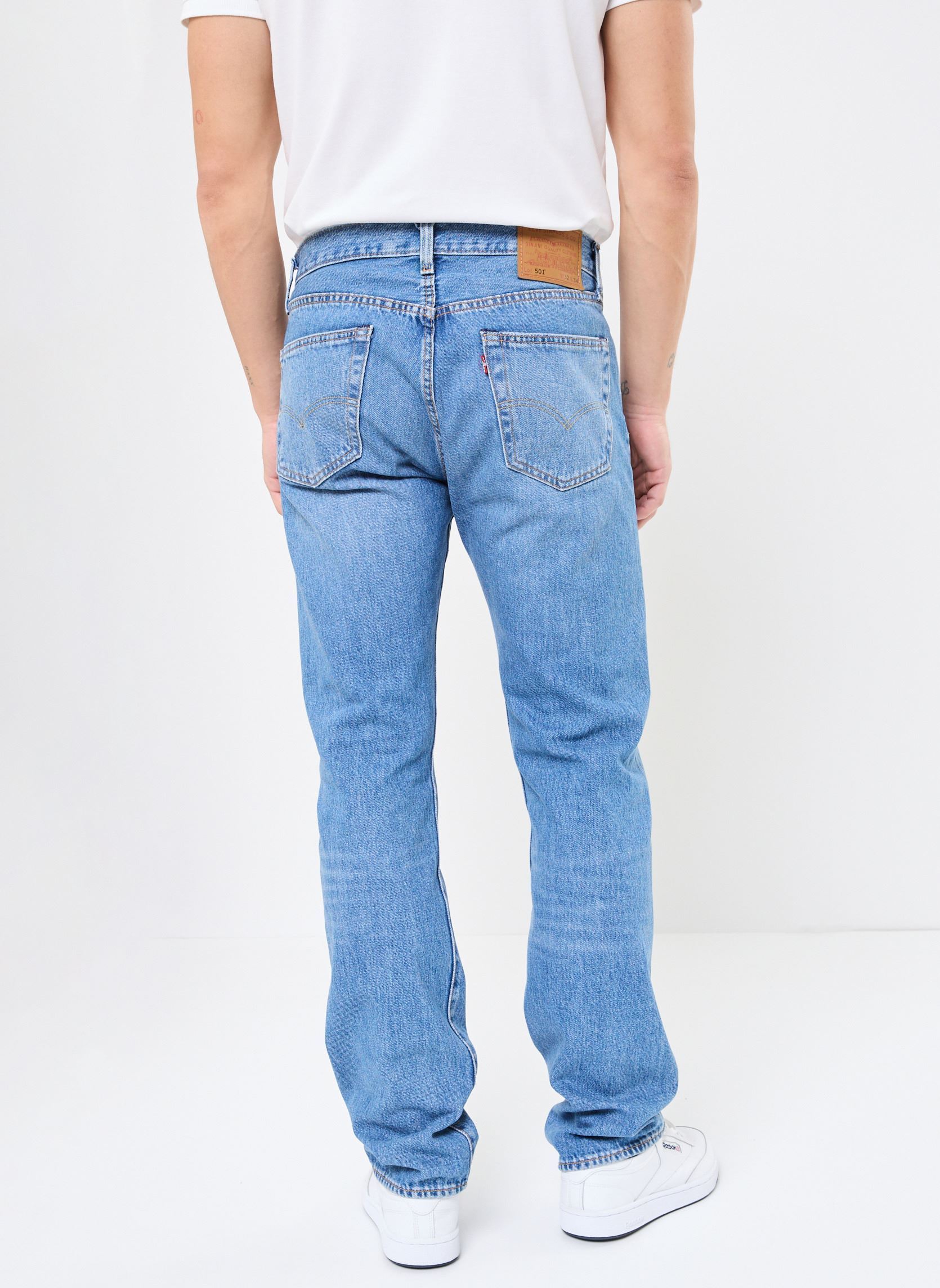 Jeans droit 501® LEVI’S® ORIGINAL homme bleu Levi's Jeans droit 501® LEVI’S® ORIGINAL homme bleu CHEMICALS