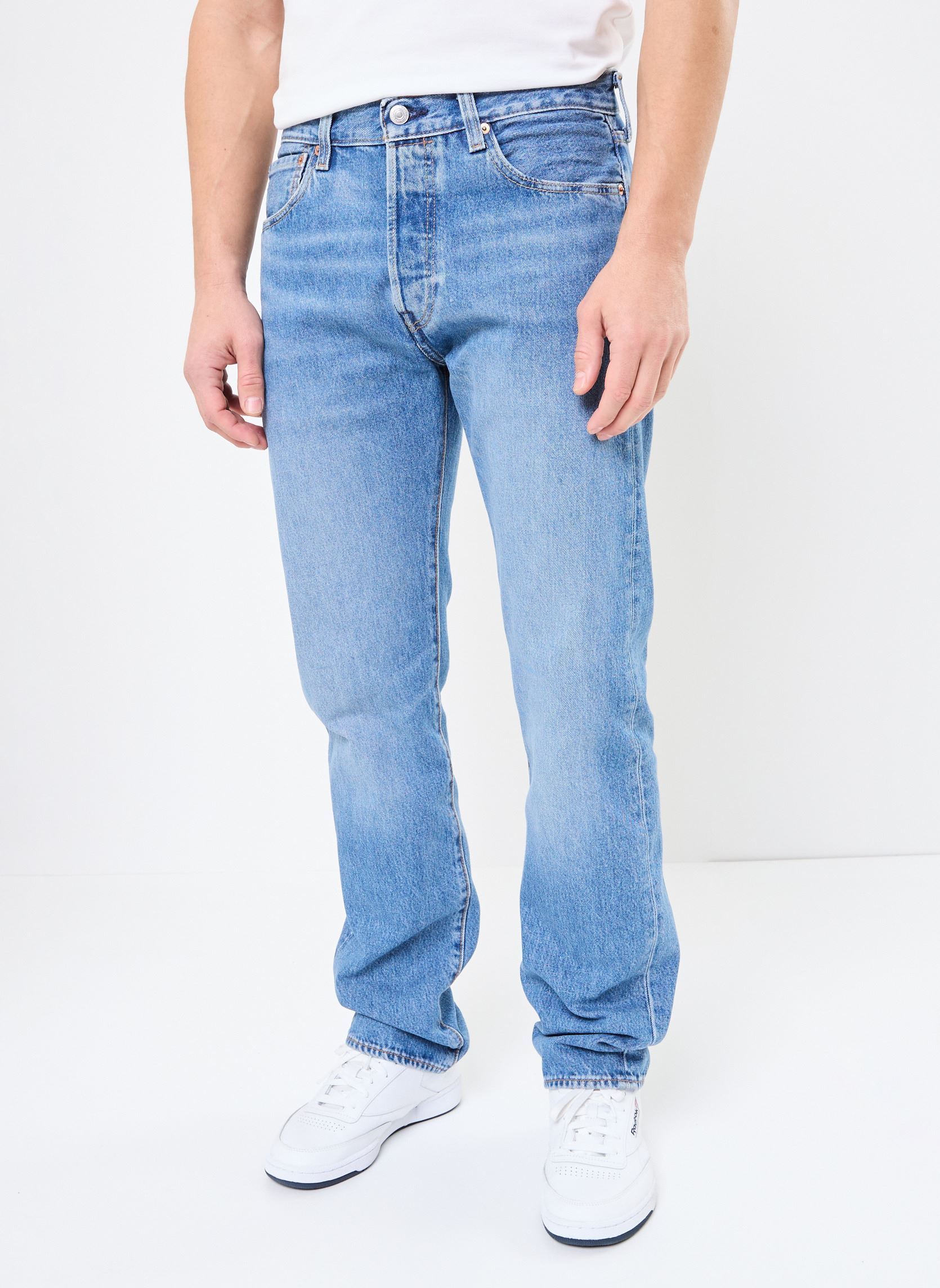 Jeans droit 501® LEVI’S® ORIGINAL homme bleu Levi's Jeans droit 501® LEVI’S® ORIGINAL homme bleu CHEMICALS