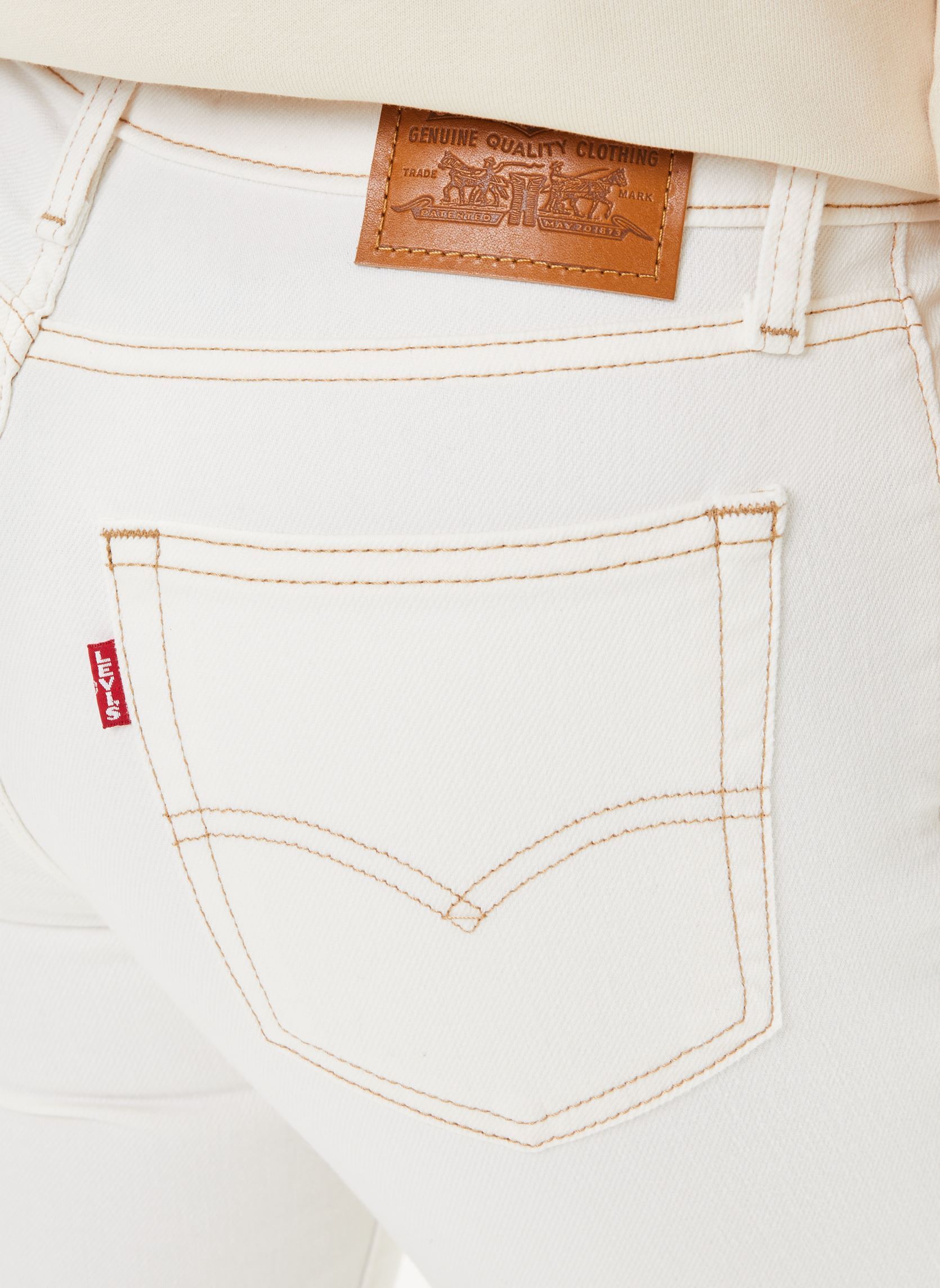 Jeans slim et skinny 721 High Rise Skinny W femme blanc Levi's Jeans slim et skinny 721 High Rise Skinny W femme blanc EGRET
