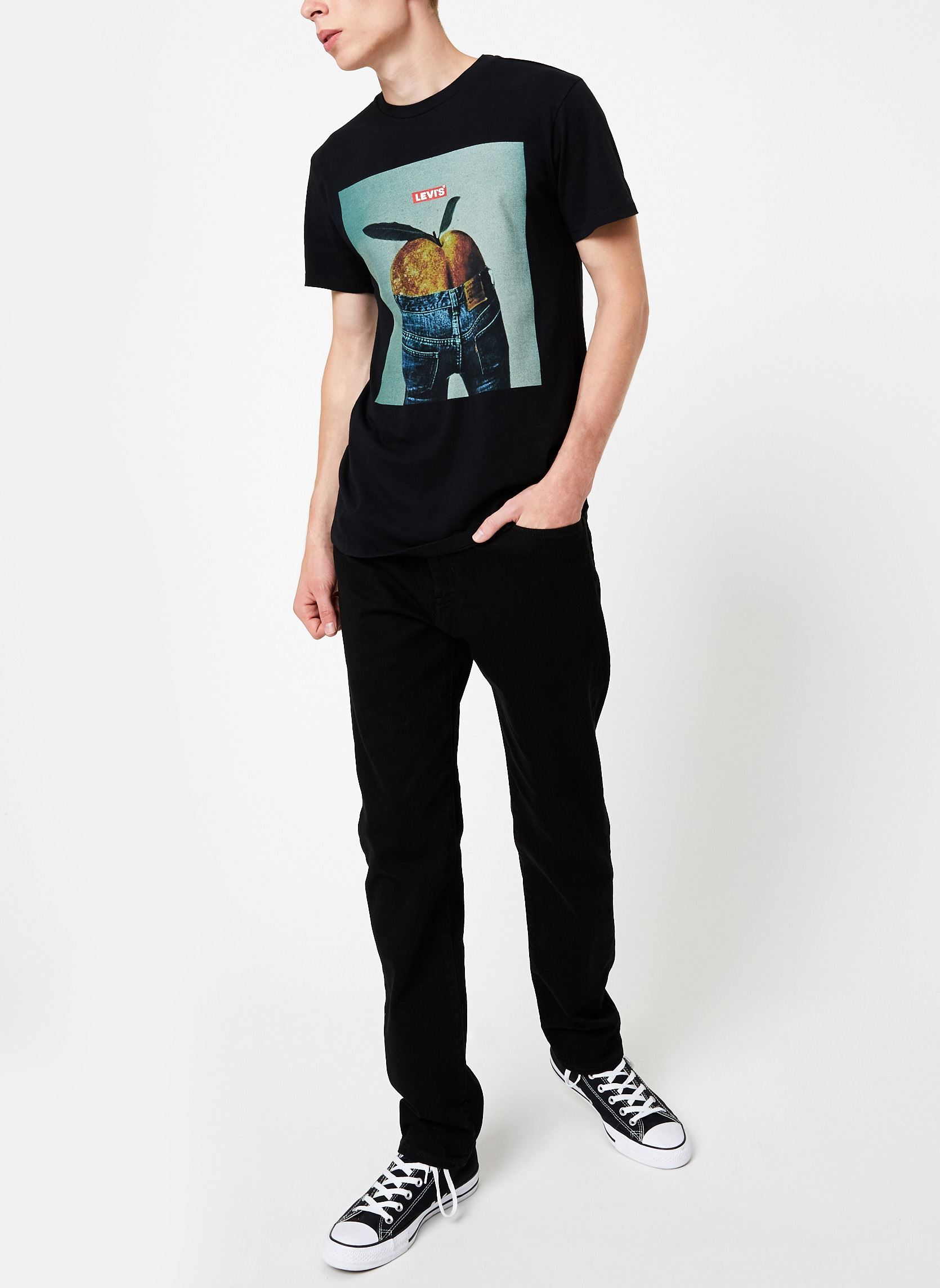 Jeans droit 502™ Taper homme noir Levi's Jeans droit 502™ Taper homme noir BLACK DENIM