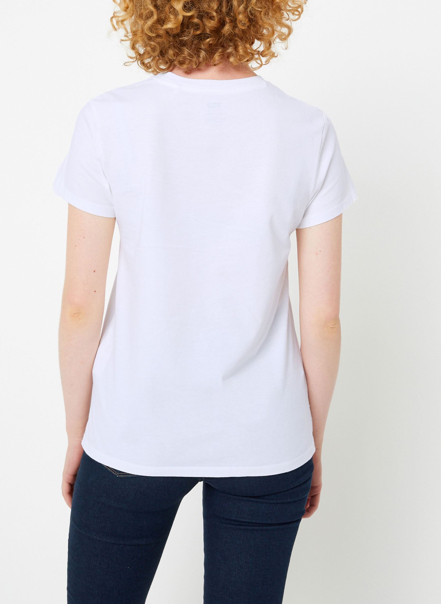 T-shirts Perfect Tee W dames wit Levi's T-shirts Perfect Tee W dames wit WHITE CN-100XX