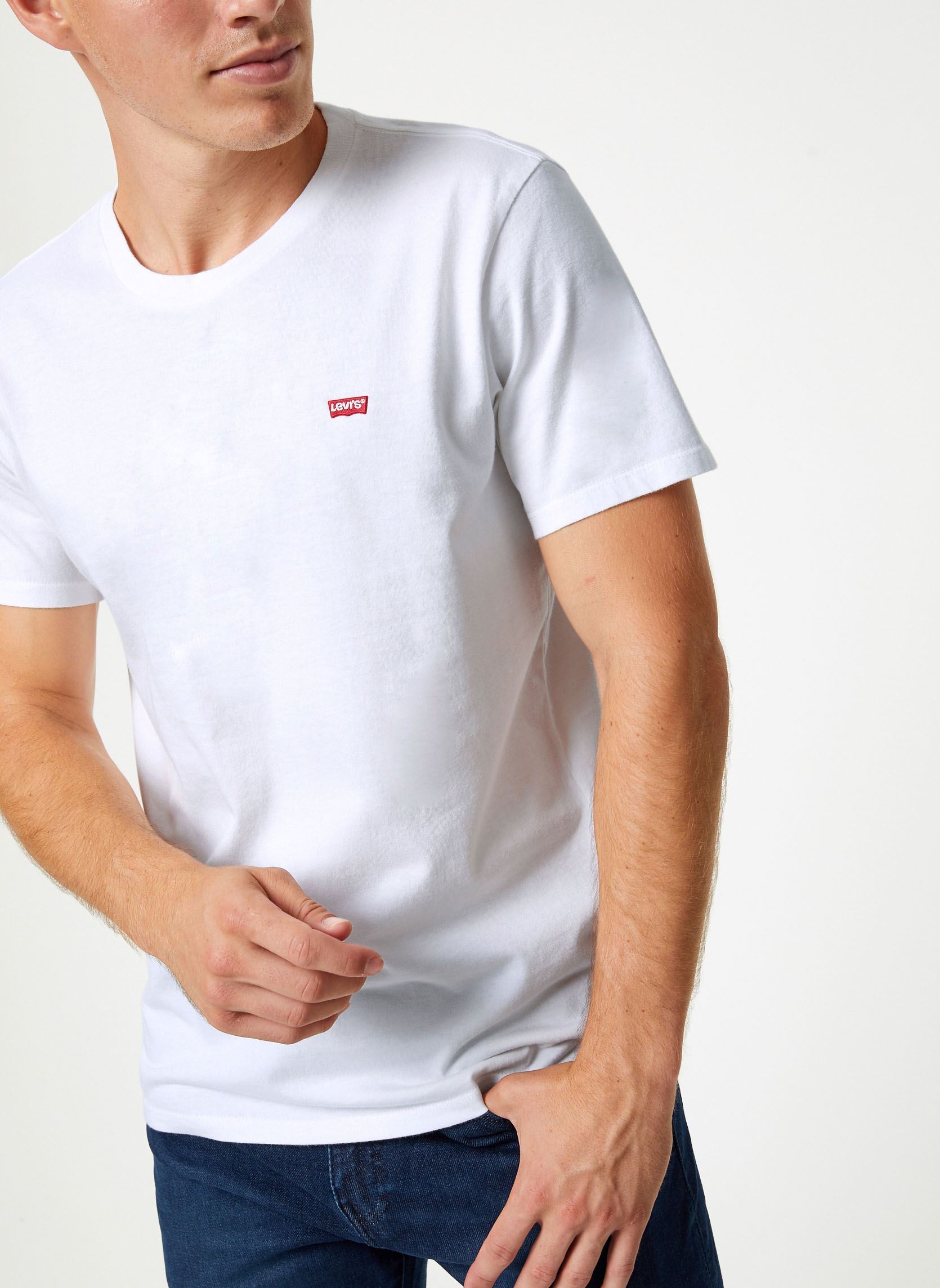T-Shirts Ss Original Hm Tee M herren weiß Levi's T-Shirts Ss Original Hm Tee M herren weiß WHITE +