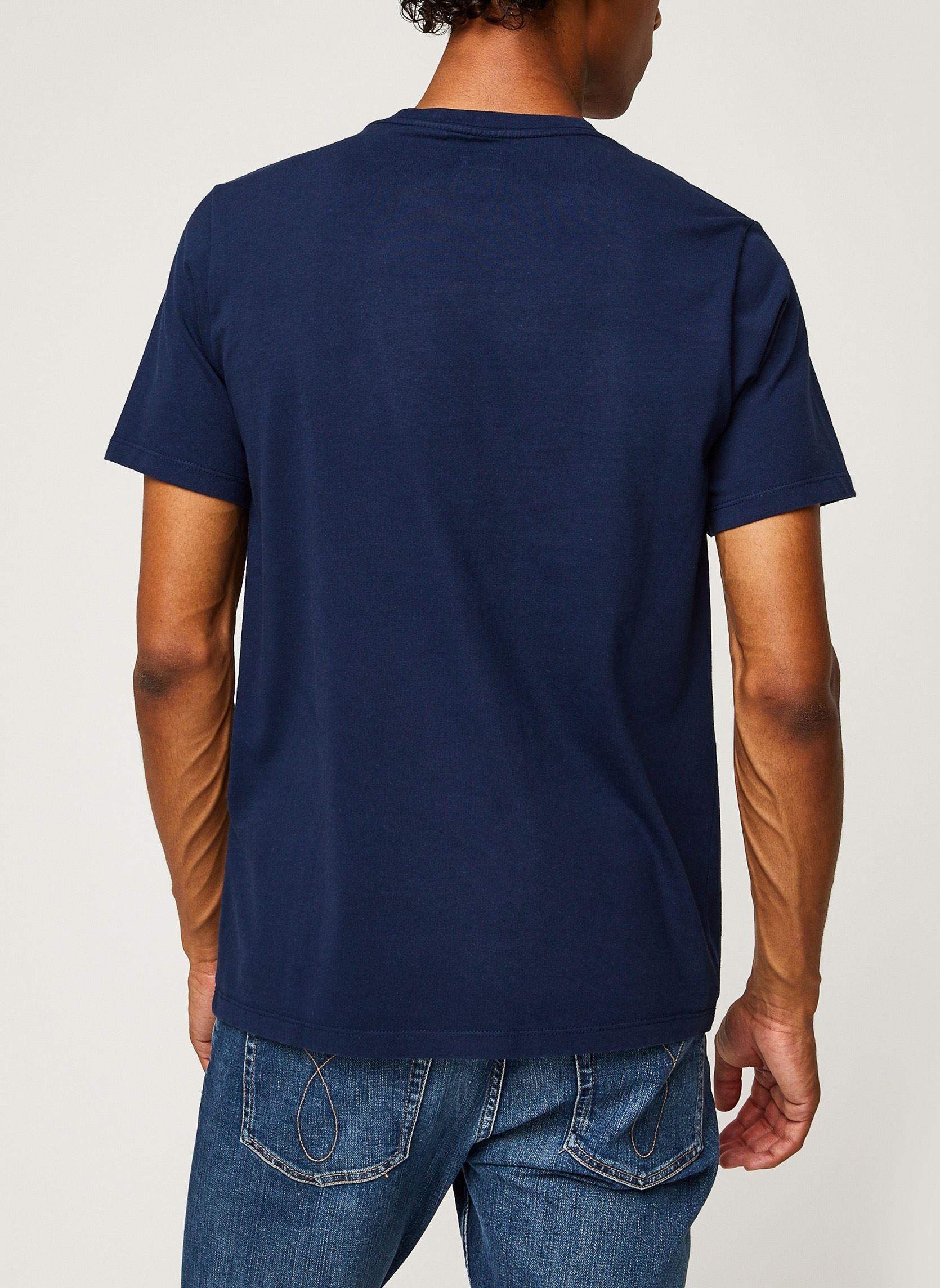 Tee-shirts Ss Original Hm Tee M homme bleu Levi's Tee-shirts Ss Original Hm Tee M homme bleu COTTON + PATCH DRESS BLUES