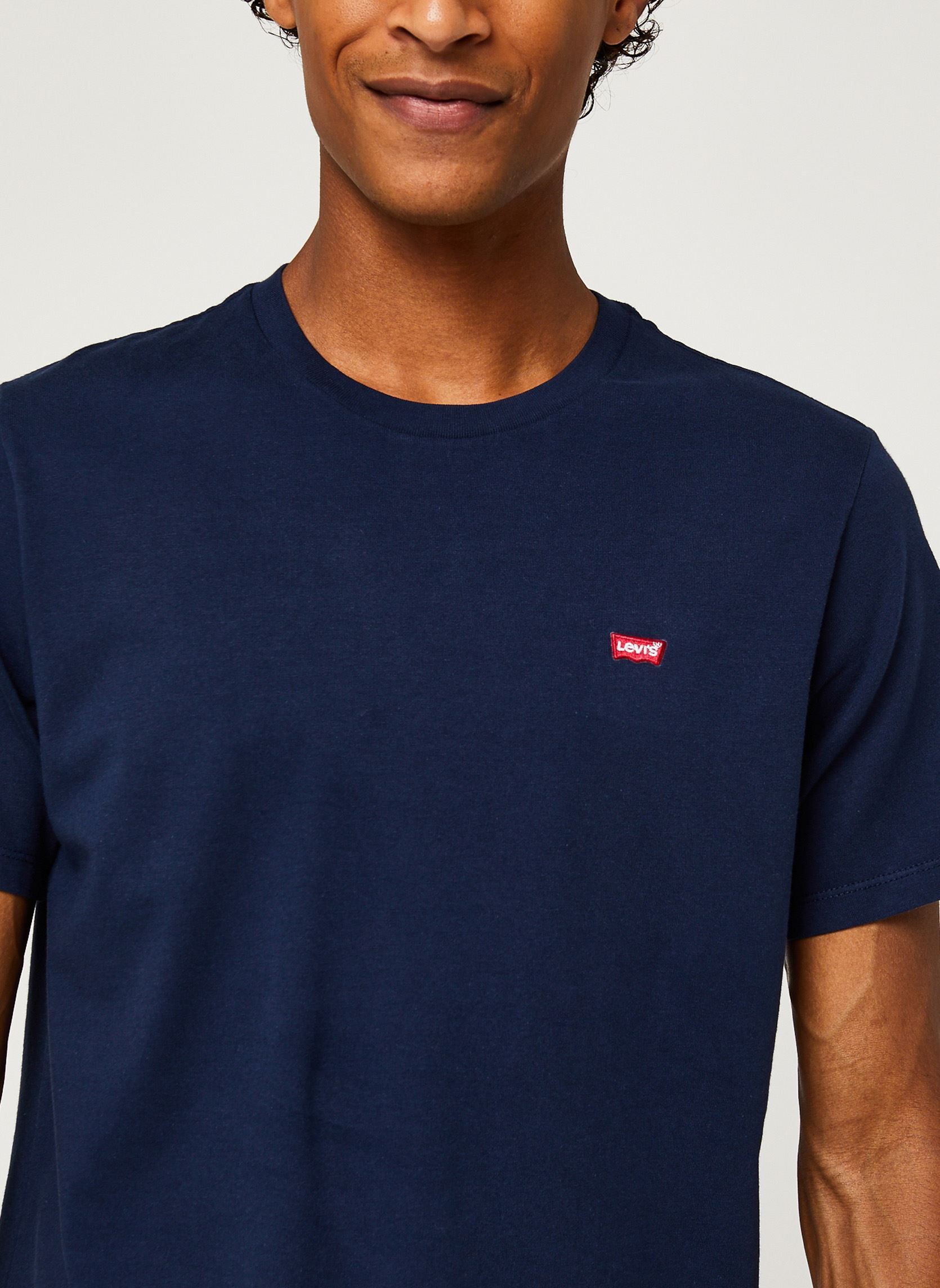 Tee-shirts Ss Original Hm Tee M homme bleu Levi's Tee-shirts Ss Original Hm Tee M homme bleu COTTON + PATCH DRESS BLUES