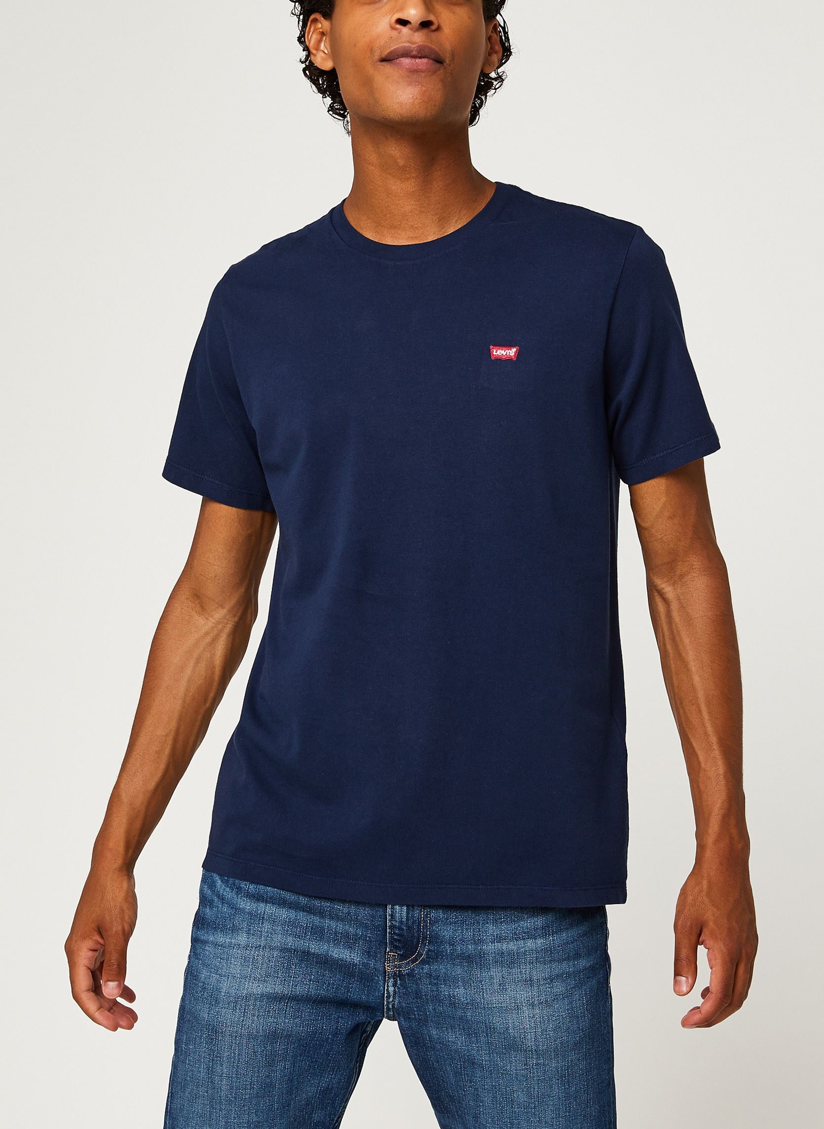 Tee-shirts Ss Original Hm Tee M homme bleu Levi's Tee-shirts Ss Original Hm Tee M homme bleu COTTON + PATCH DRESS BLUES