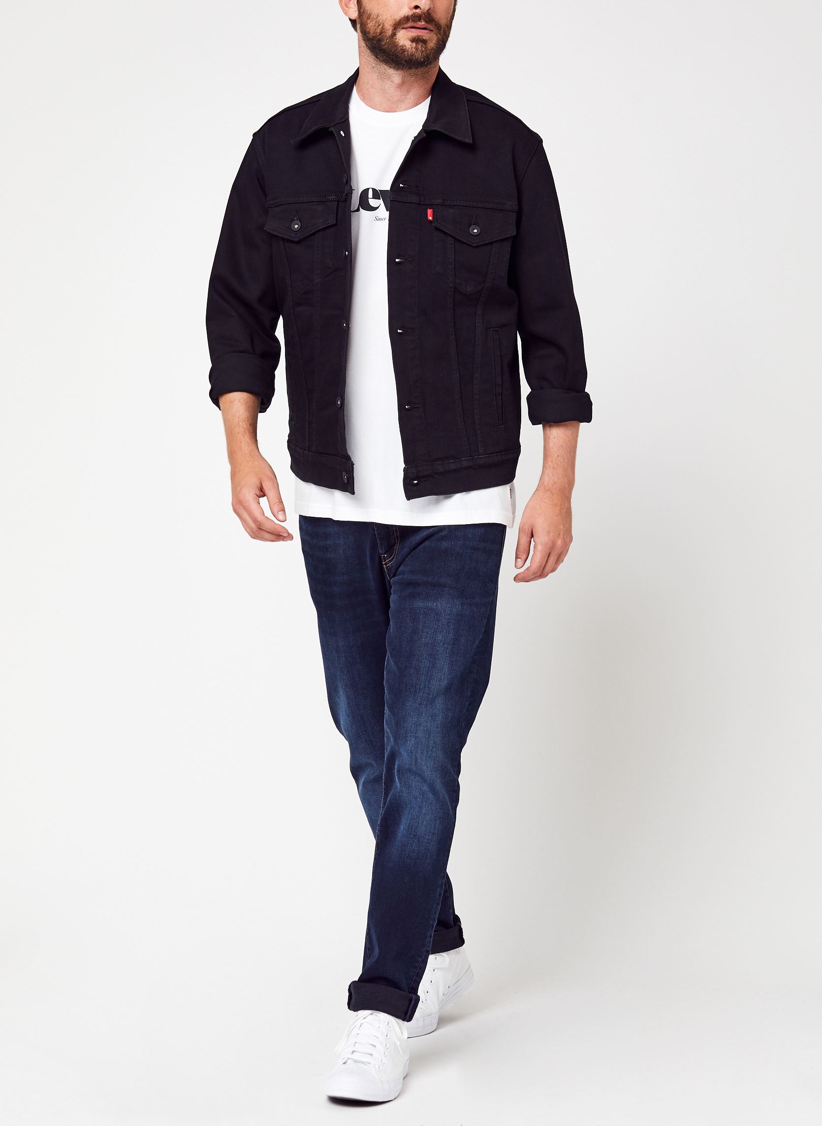 Spijkerjassen The Trucker Jacket M heren zwart Levi's Spijkerjassen The Trucker Jacket M heren zwart DARK HORSE TRUCKER