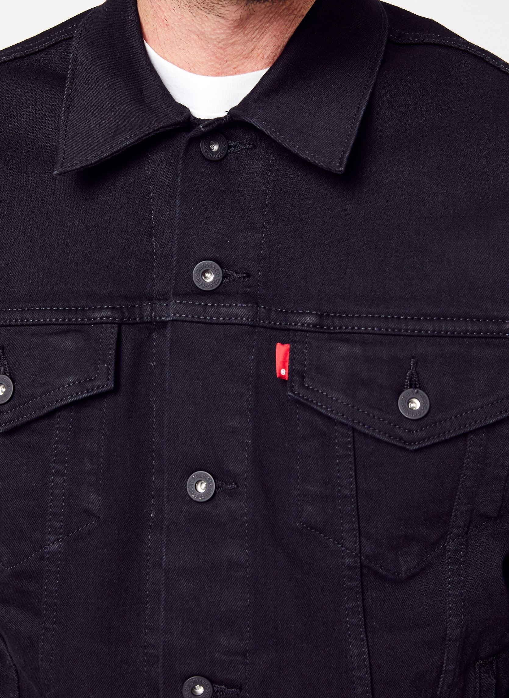 Spijkerjassen The Trucker Jacket M heren zwart Levi's Spijkerjassen The Trucker Jacket M heren zwart DARK HORSE TRUCKER