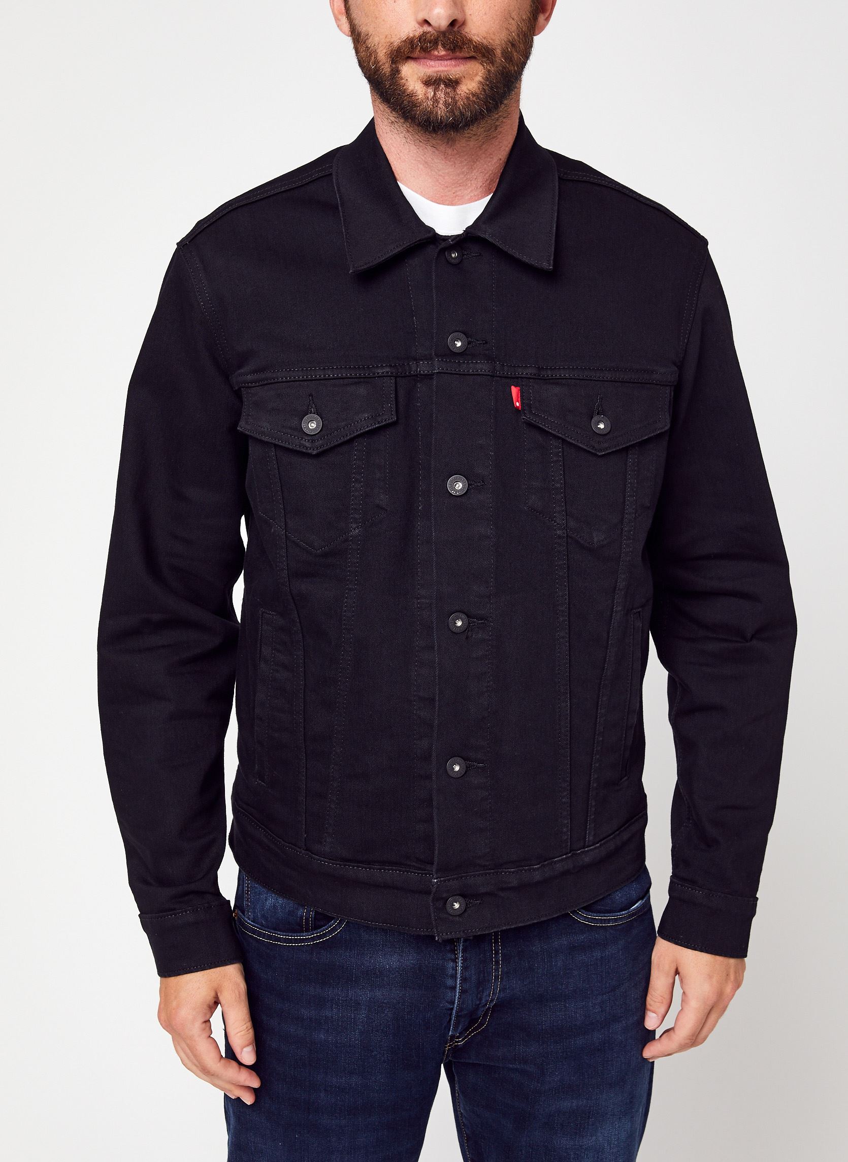 Spijkerjassen The Trucker Jacket M heren zwart Levi's Spijkerjassen The Trucker Jacket M heren zwart DARK HORSE TRUCKER