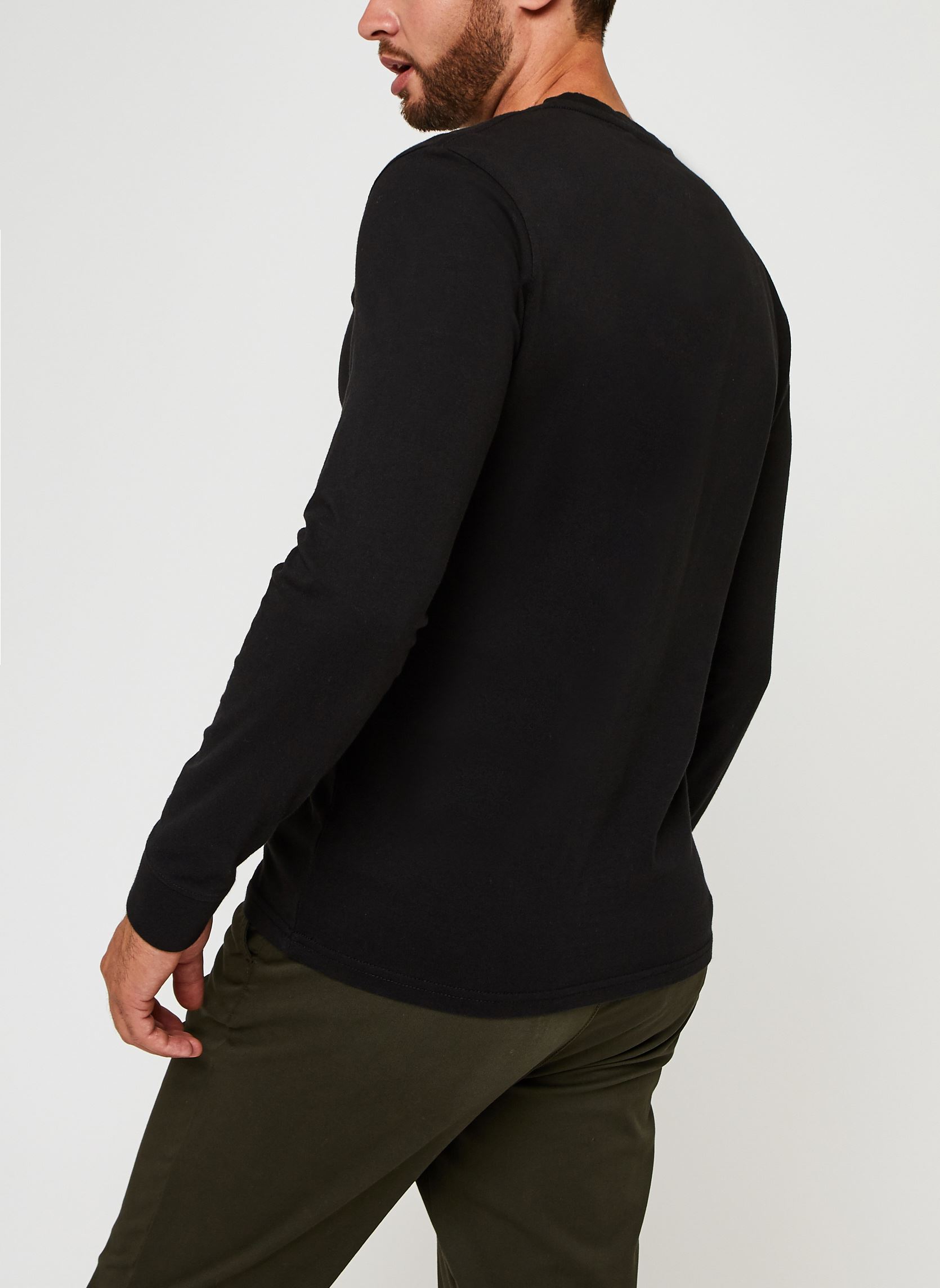 Tee-shirts Ls Original Hm Tee M homme noir Levi's Tee-shirts Ls Original Hm Tee M homme noir MINERAL BLACK