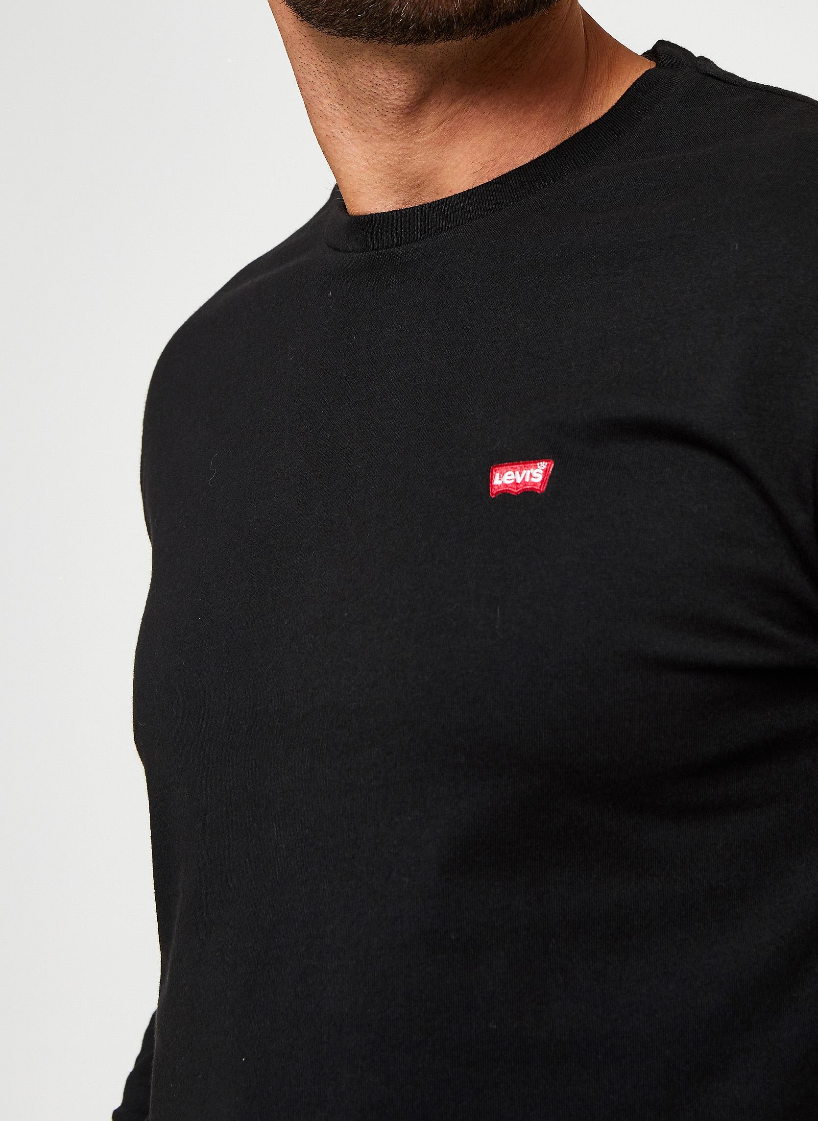 Tee-shirts Ls Original Hm Tee M homme noir Levi's Tee-shirts Ls Original Hm Tee M homme noir MINERAL BLACK