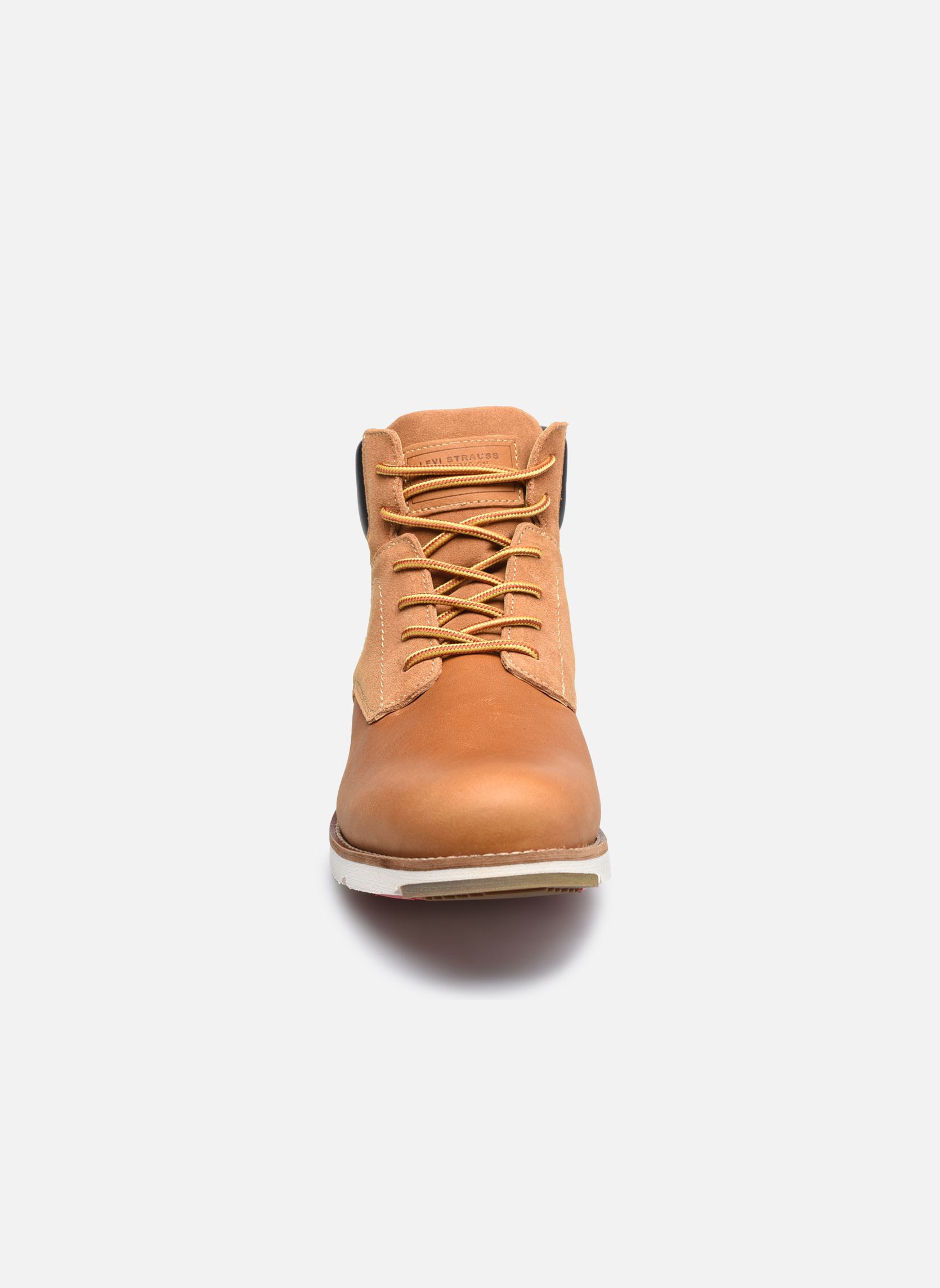 Botines con cordones JAX PLUS hombre marrón Levi's Botines con cordones JAX PLUS hombre marrón MEDIUM YELLOW