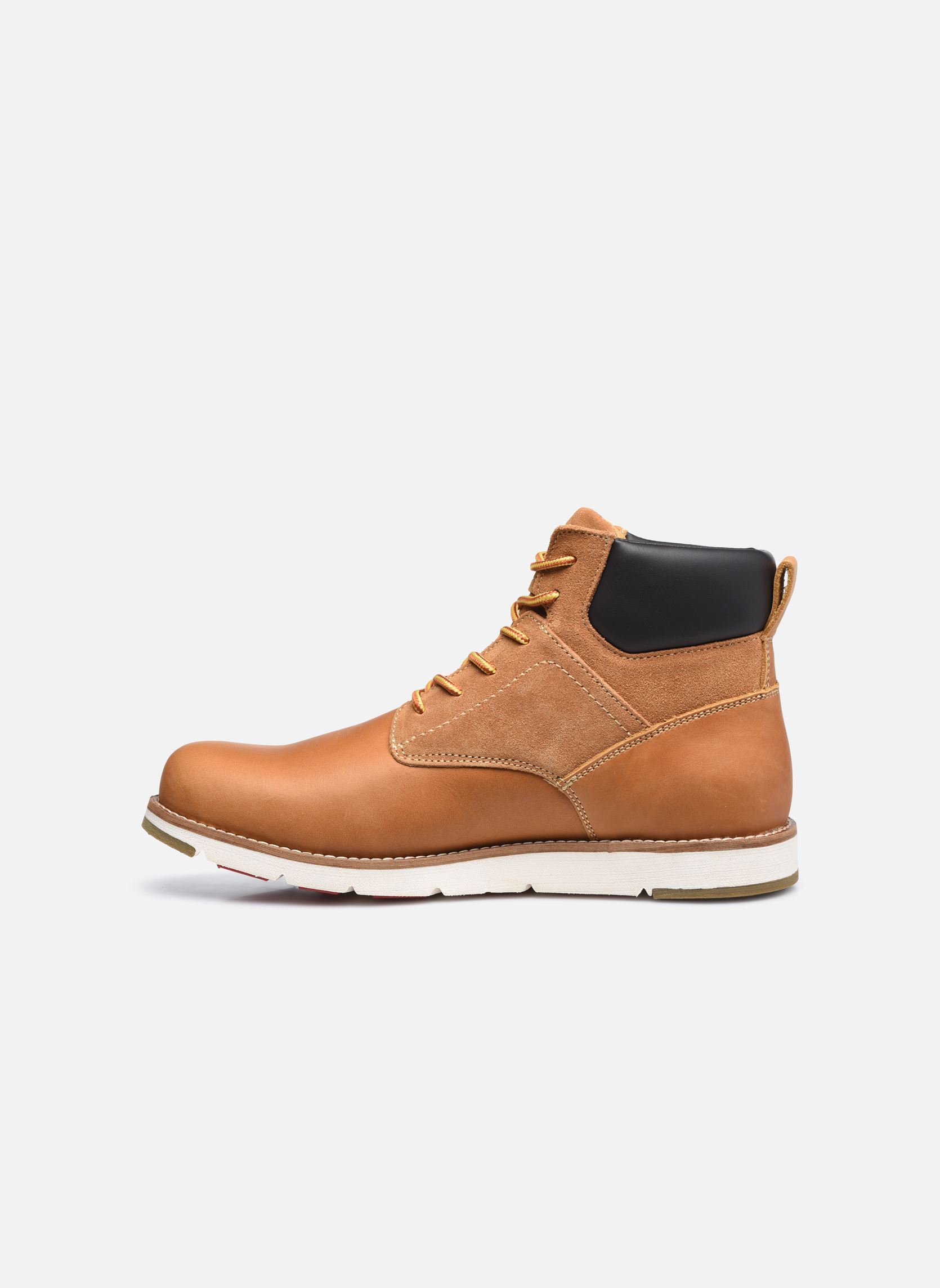 Botines con cordones JAX PLUS hombre marrón Levi's Botines con cordones JAX PLUS hombre marrón MEDIUM YELLOW