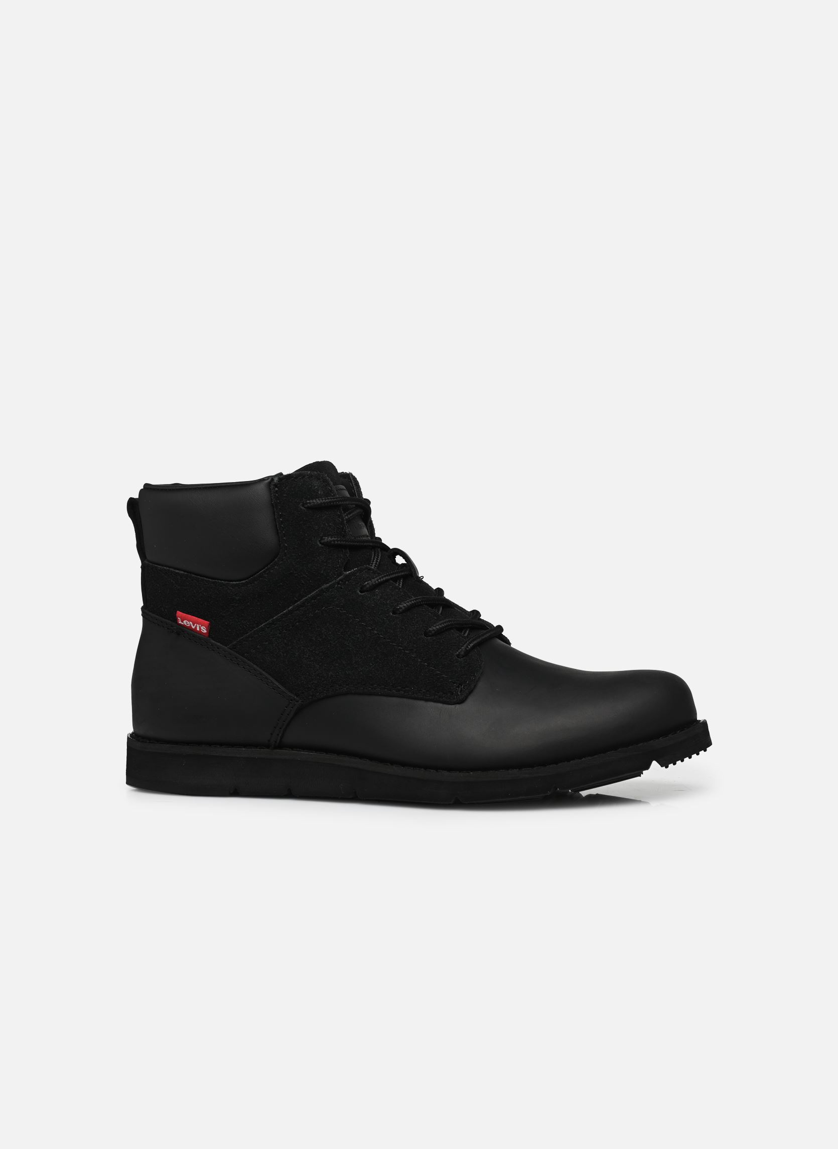 Veterlaarsjes JAX PLUS heren zwart Levi's Veterlaarsjes JAX PLUS heren zwart Full Black