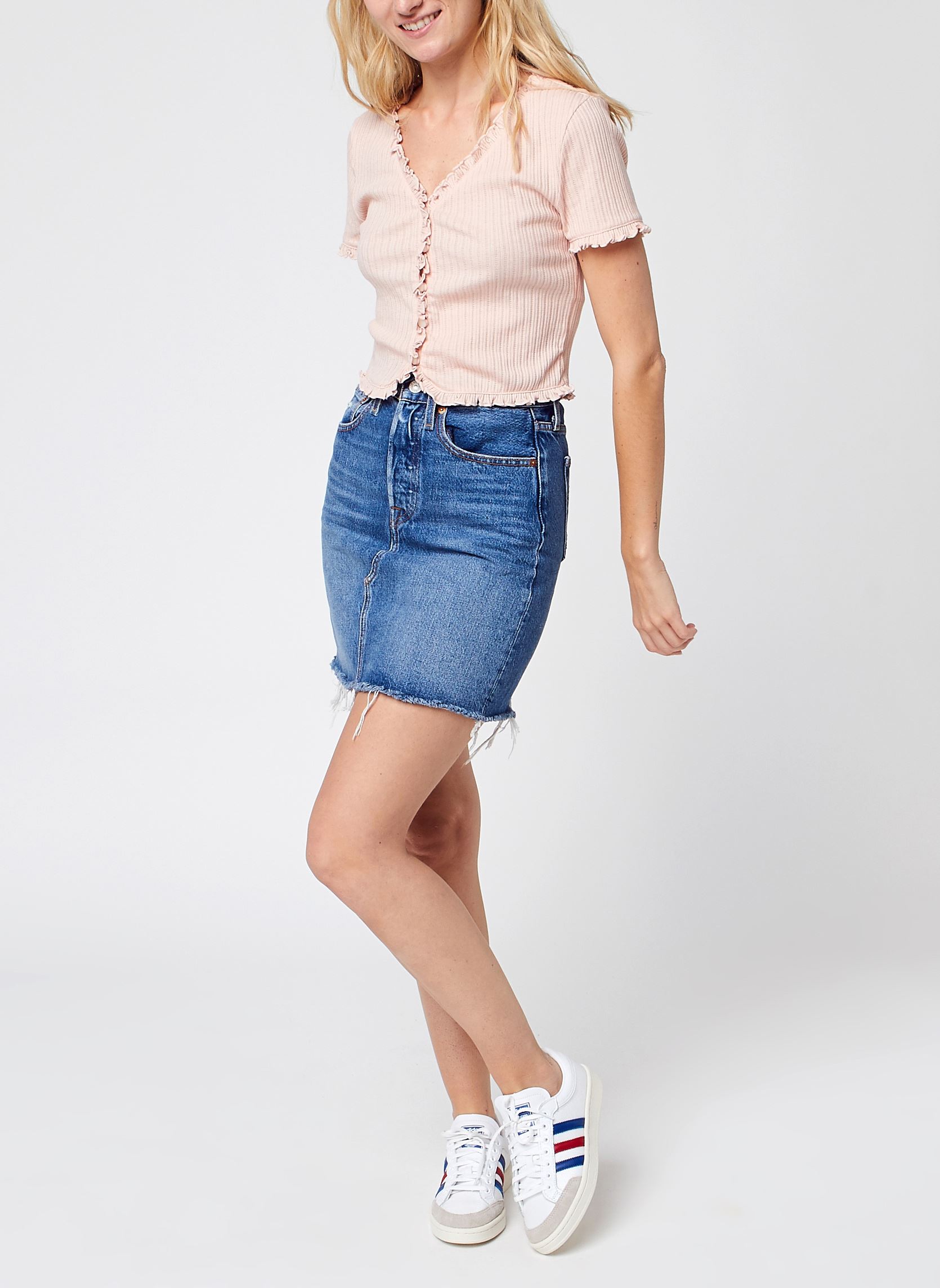 Jupes courtes Hr Decon Iconic Bf Skirt femme bleu Levi's Jupes courtes Hr Decon Iconic Bf Skirt femme bleu STUCK IN THE MIDDLE