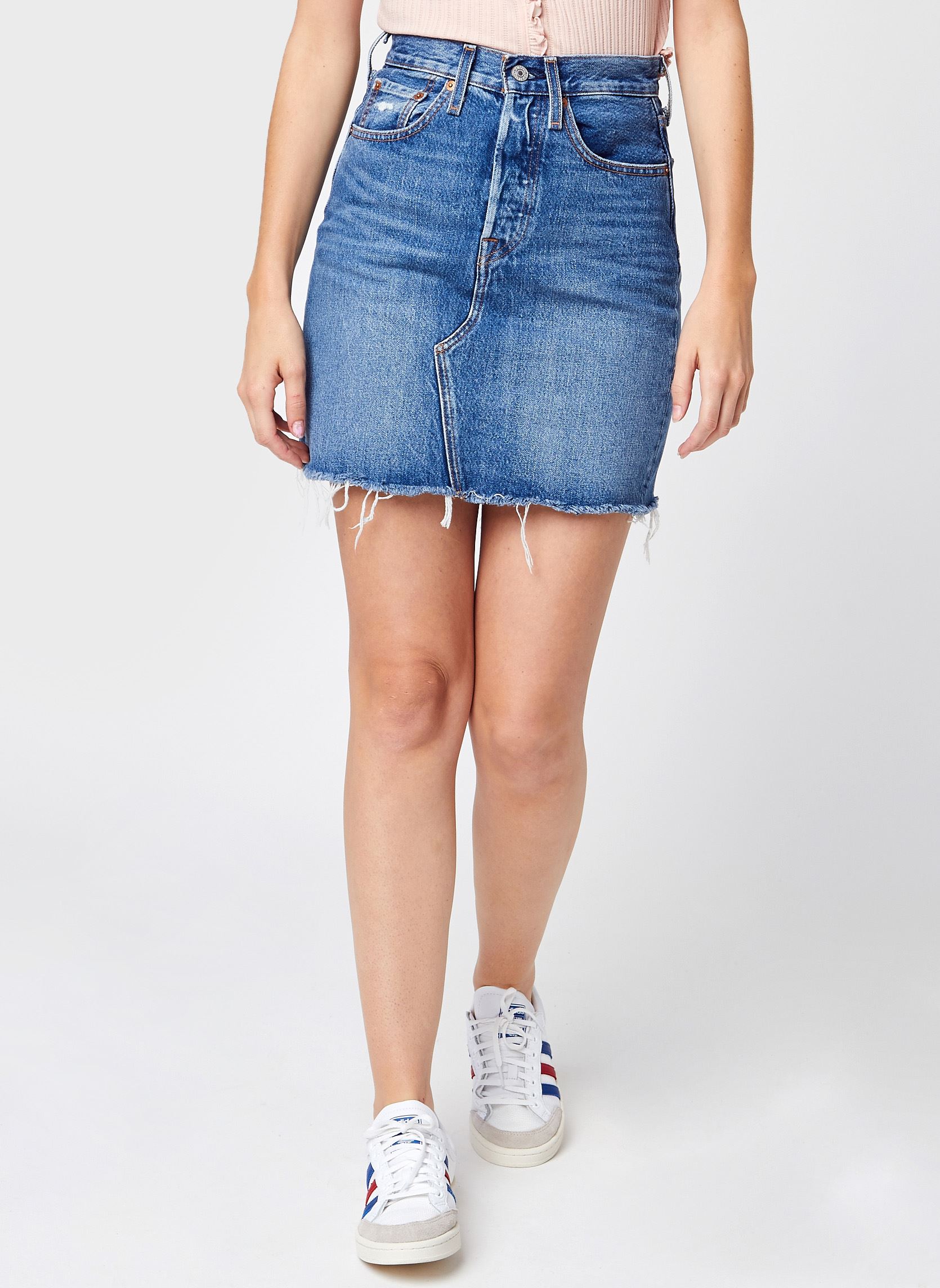 Jupes courtes Hr Decon Iconic Bf Skirt femme bleu Levi's Jupes courtes Hr Decon Iconic Bf Skirt femme bleu STUCK IN THE MIDDLE