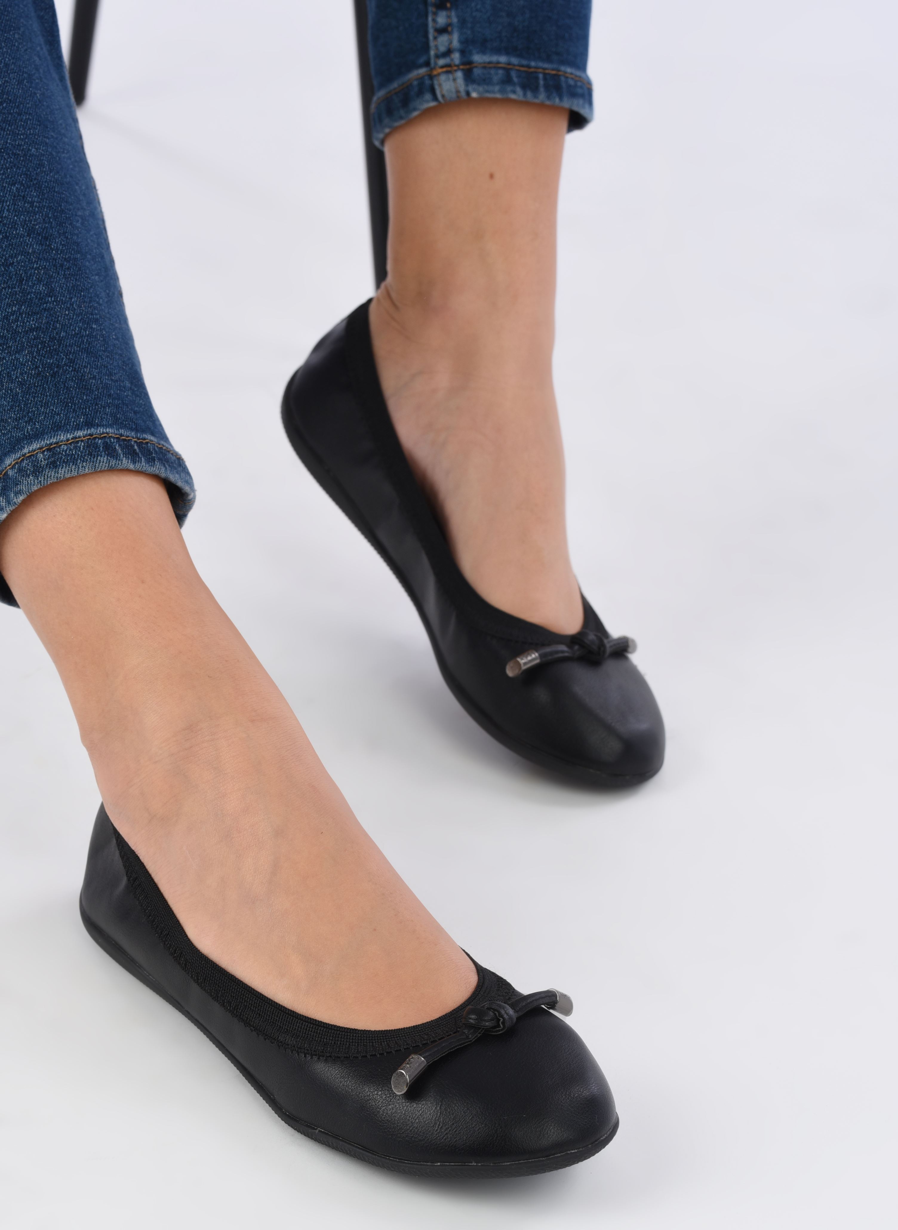 Ballerines classiques AVA femme noir LPB -LES PETITES BOMBES Ballerines classiques AVA femme noir NOIR PU