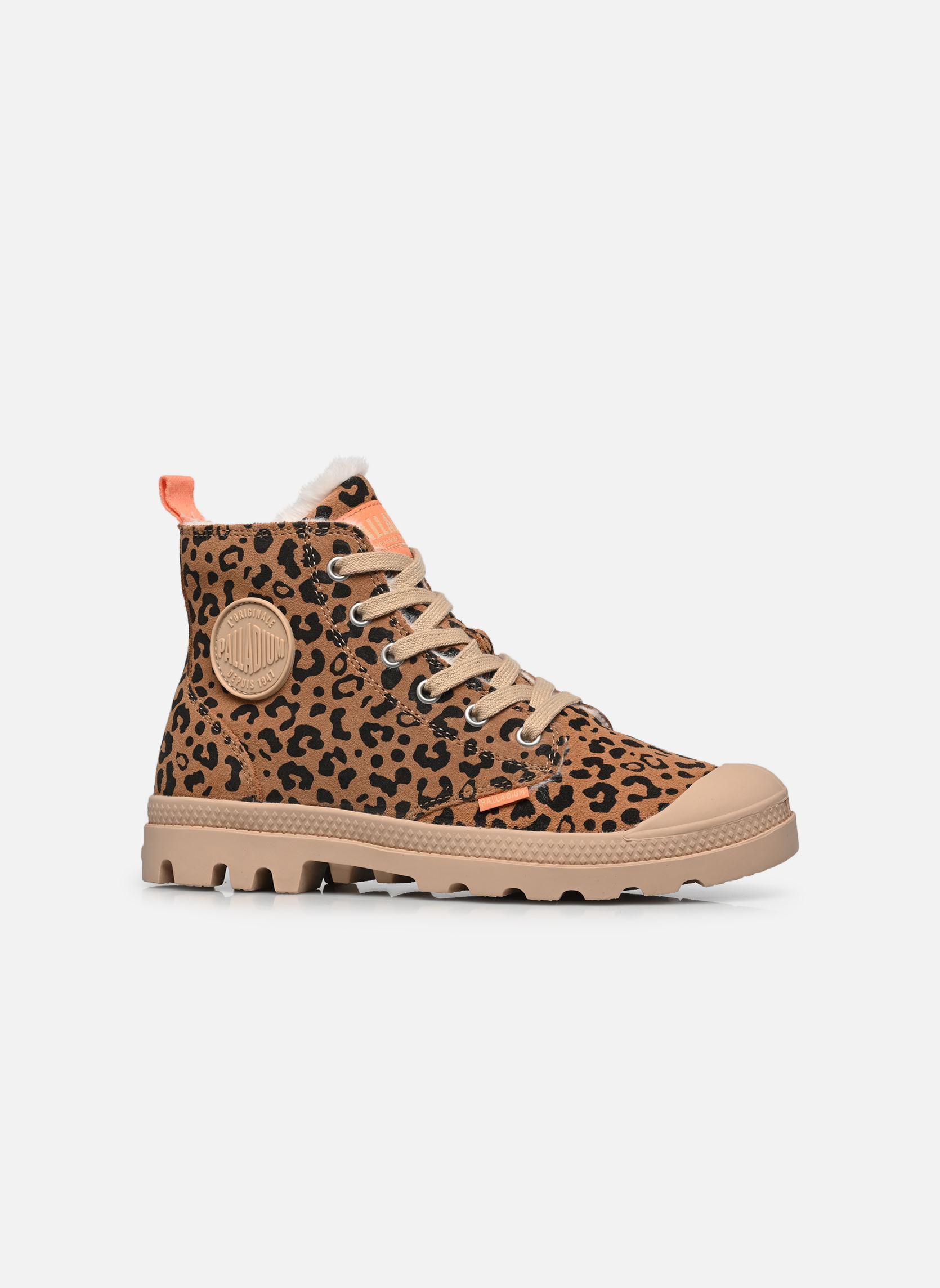 Veterlaarsjes Pampa Hi Zip WL dames bruin Palladium Veterlaarsjes Pampa Hi Zip WL dames bruin DEAR BROWN / BLACK