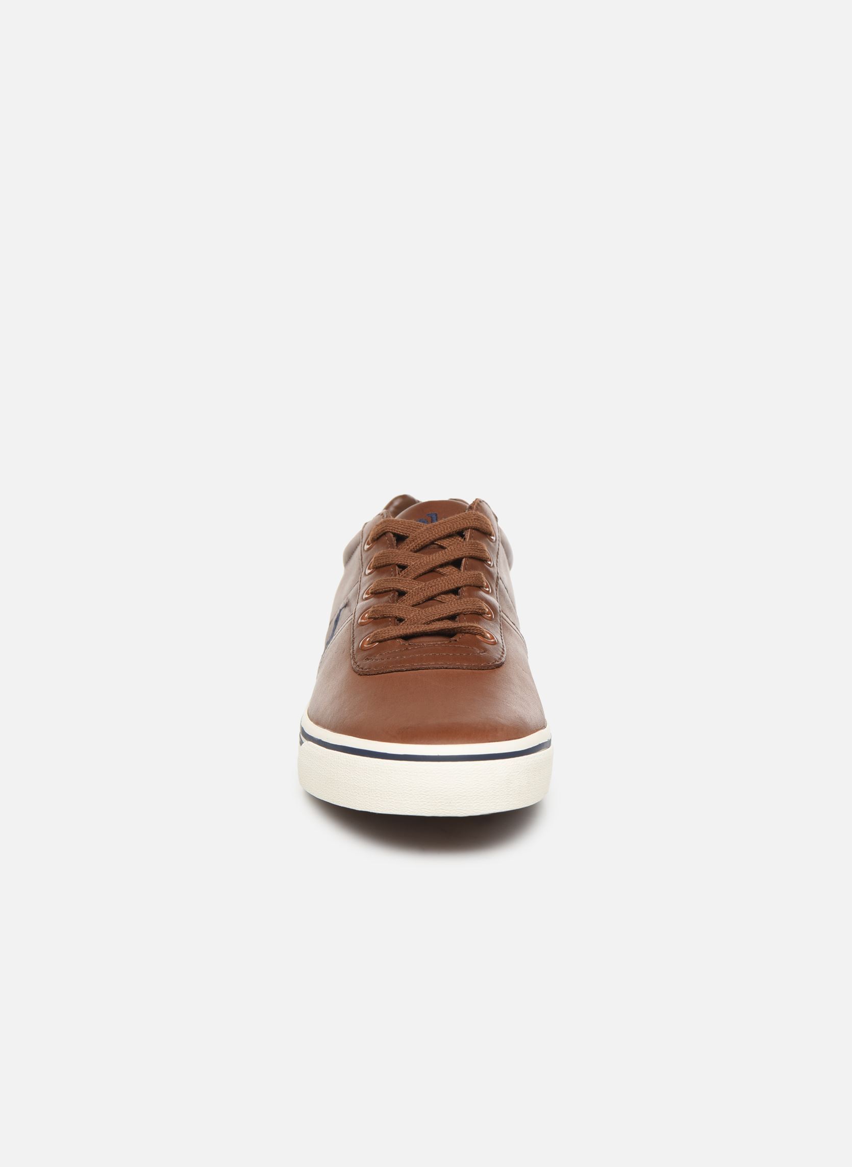 Baskets basses Hanford - Leather homme marron Polo Ralph Lauren Baskets basses Hanford - Leather homme marron TAN