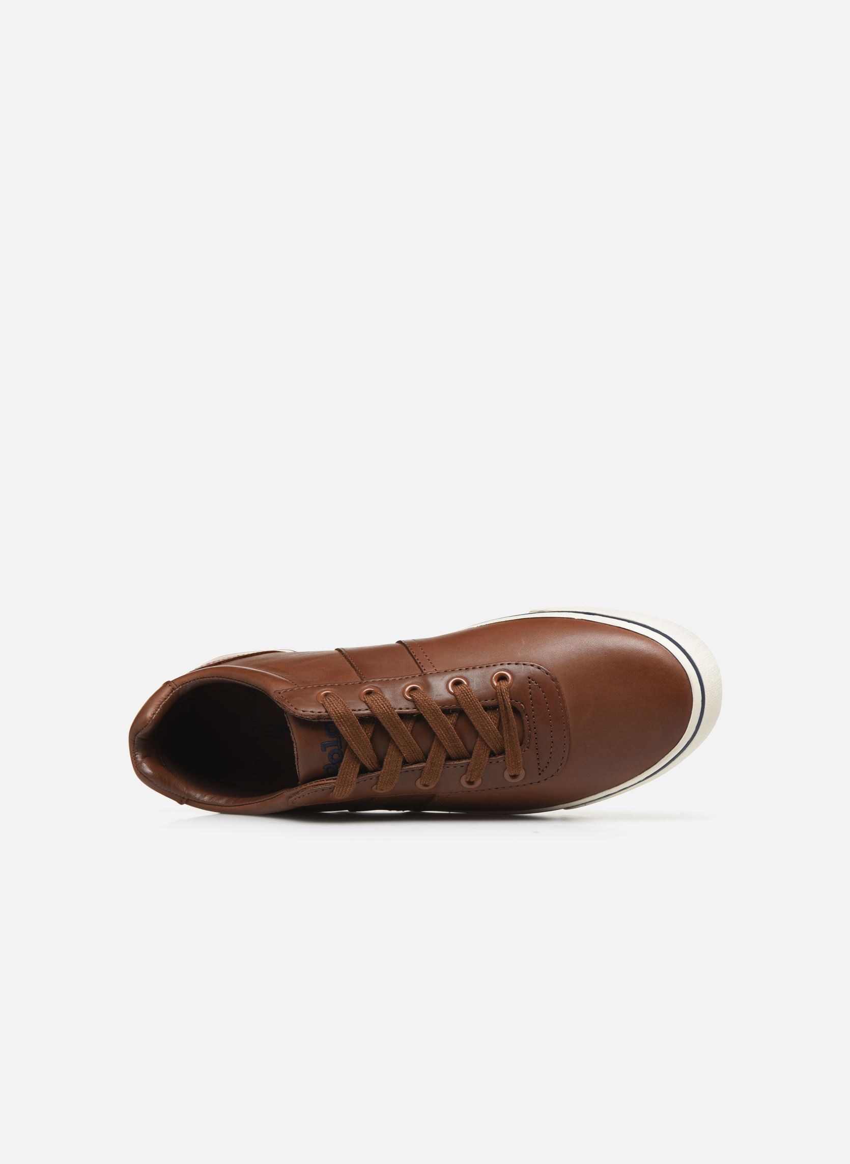 Baskets basses Hanford - Leather homme marron Polo Ralph Lauren Baskets basses Hanford - Leather homme marron TAN