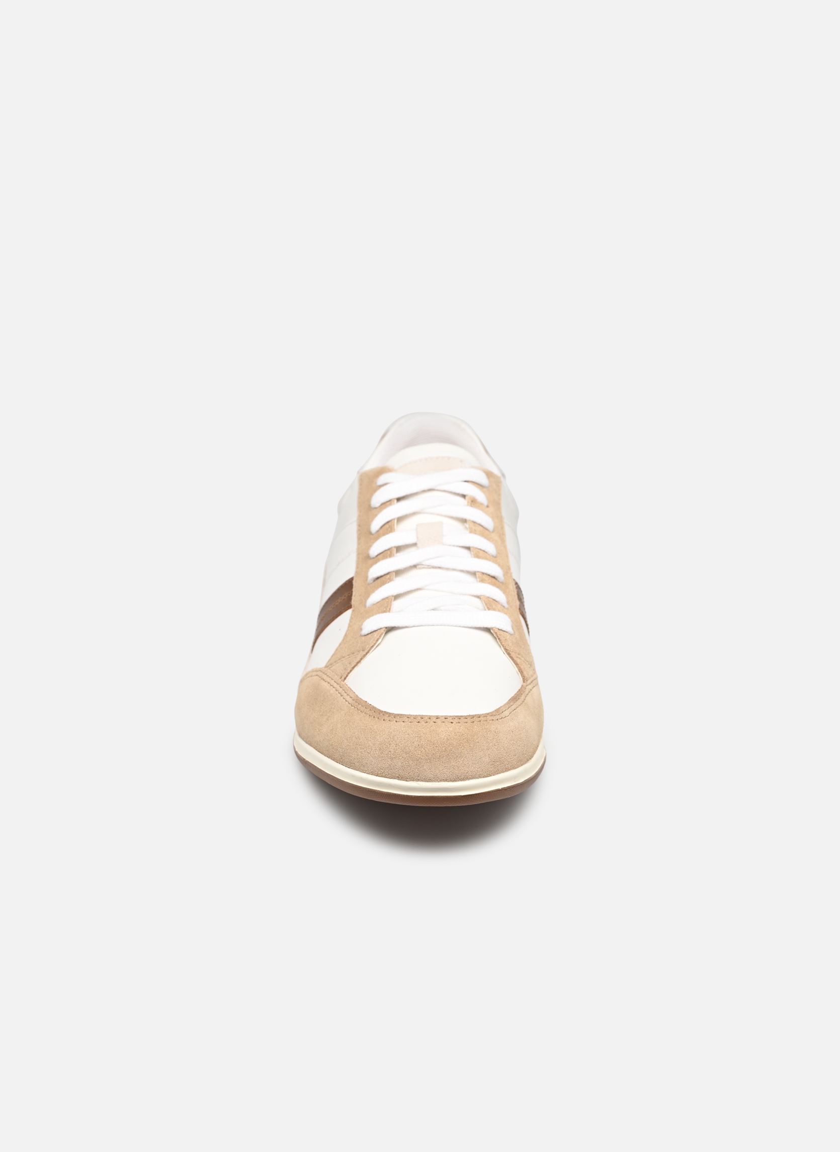 Niedrige Sneaker U RENAN herren mehrfarbig Geox Niedrige Sneaker U RENAN herren mehrfarbig WHITE/BROWNCOTTO
