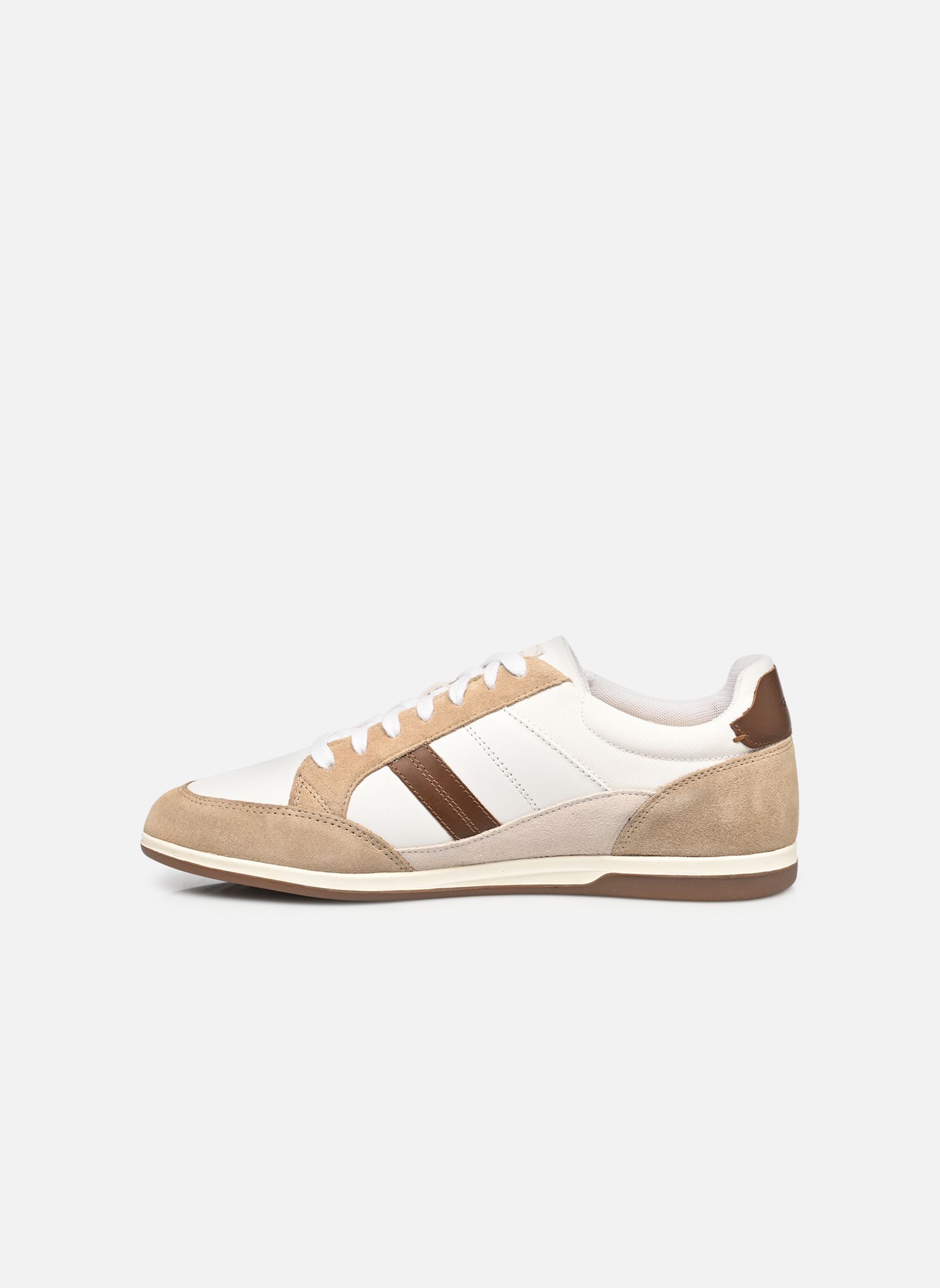 Niedrige Sneaker U RENAN herren mehrfarbig Geox Niedrige Sneaker U RENAN herren mehrfarbig WHITE/BROWNCOTTO