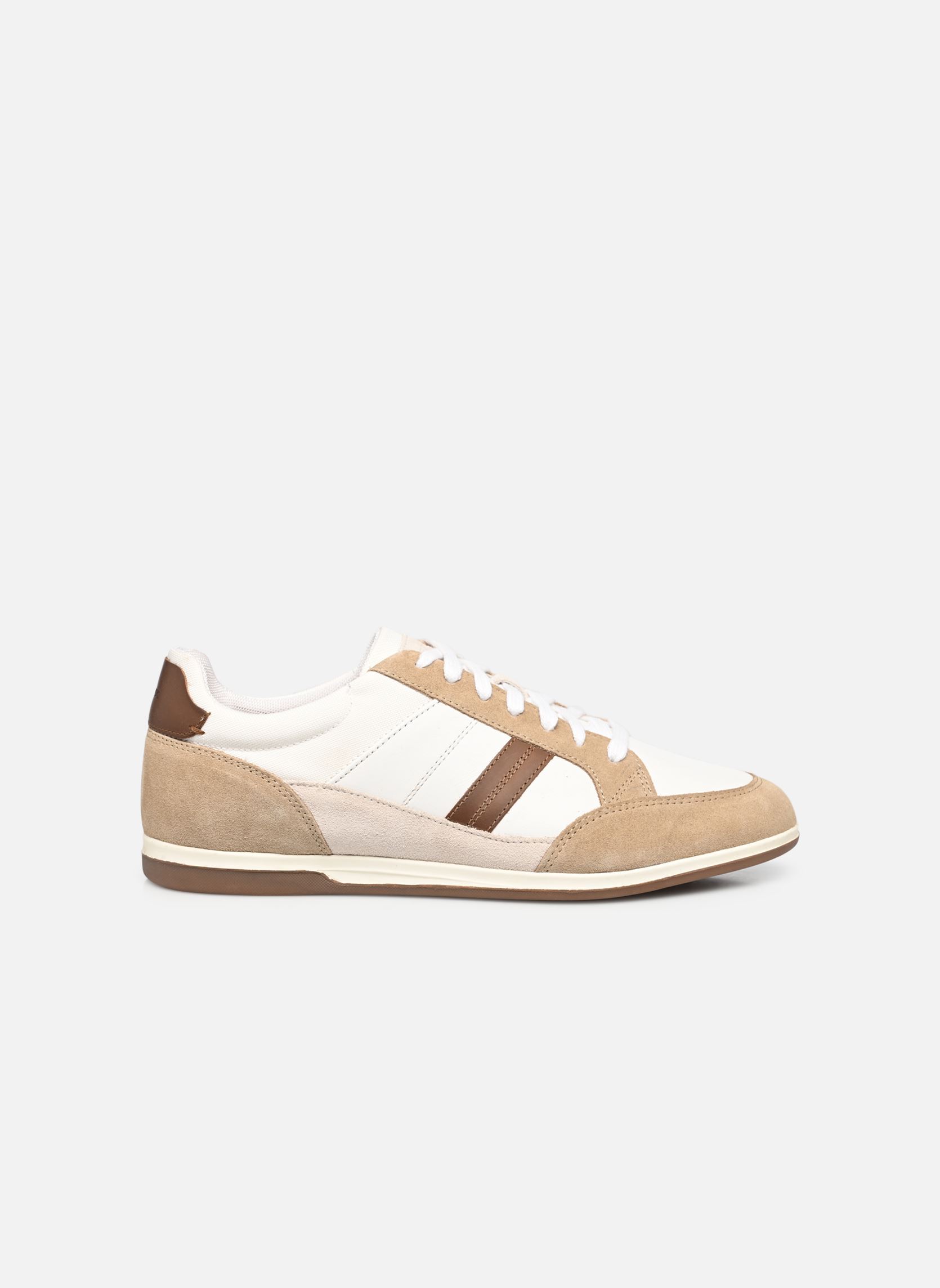 Niedrige Sneaker U RENAN herren mehrfarbig Geox Niedrige Sneaker U RENAN herren mehrfarbig WHITE/BROWNCOTTO