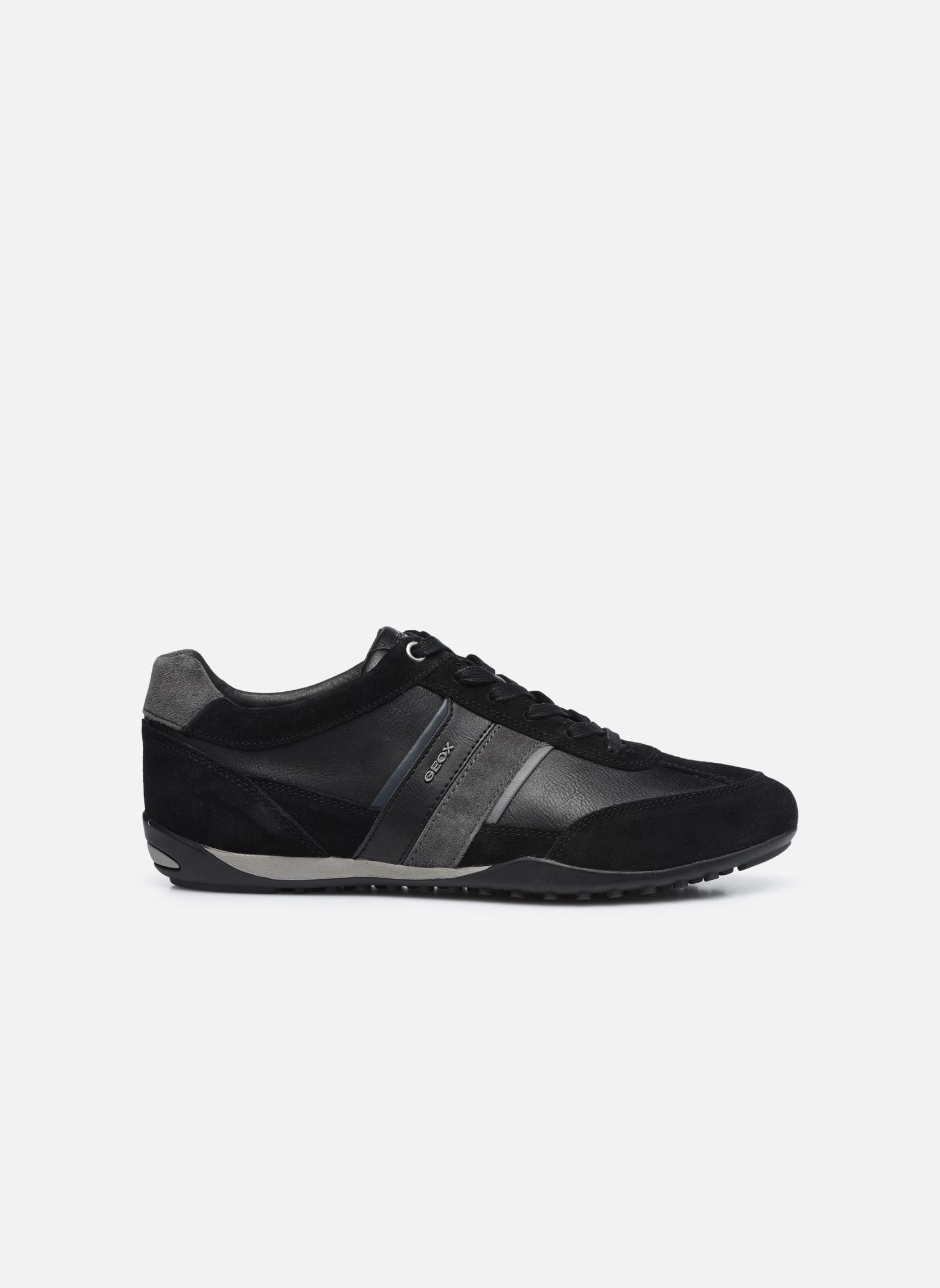 Lage sneakers U WELLS heren zwart Geox Lage sneakers U WELLS heren zwart BLACK/DK JEANS NEW