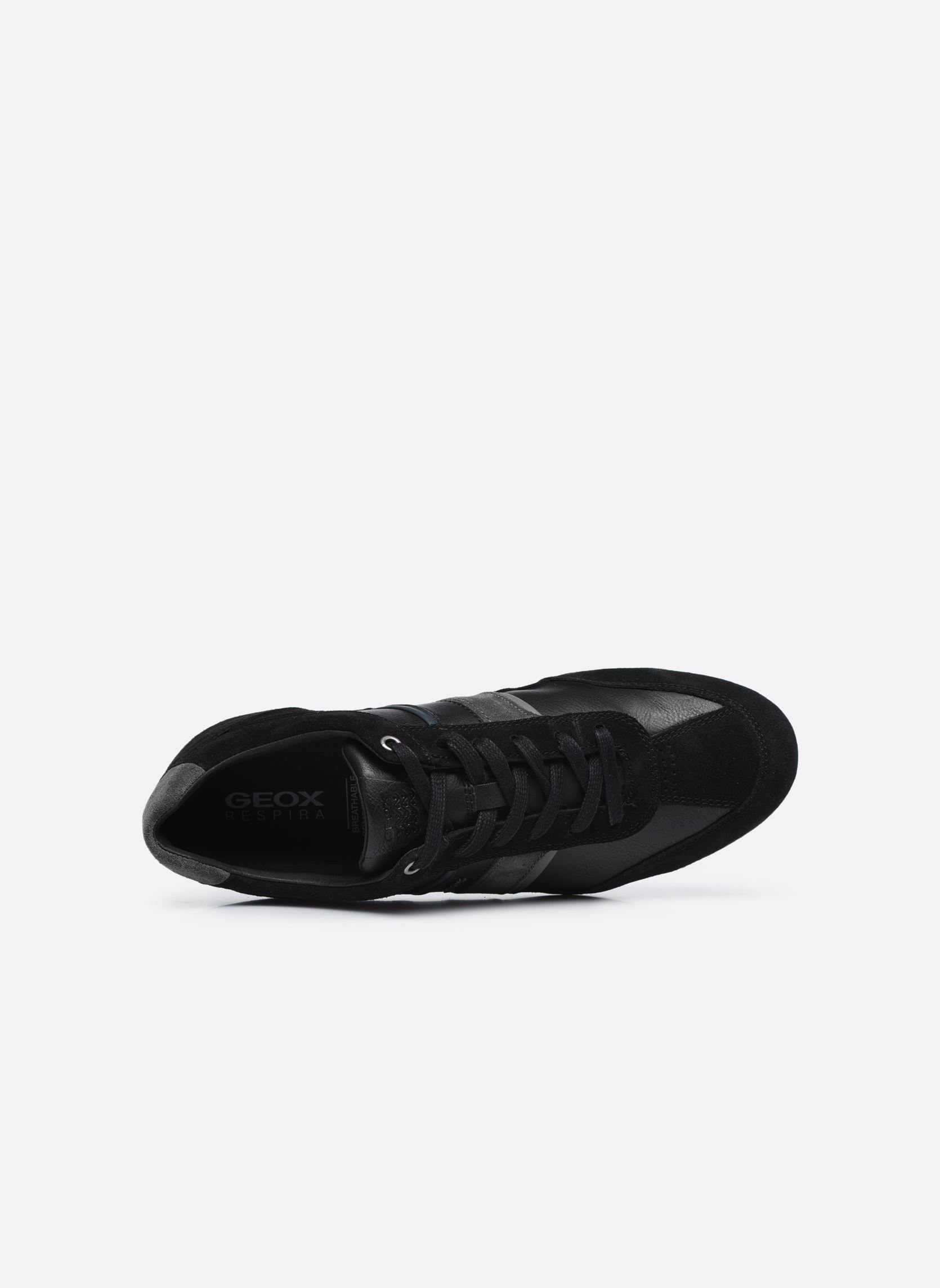 Lage sneakers U WELLS heren zwart Geox Lage sneakers U WELLS heren zwart BLACK/DK JEANS NEW