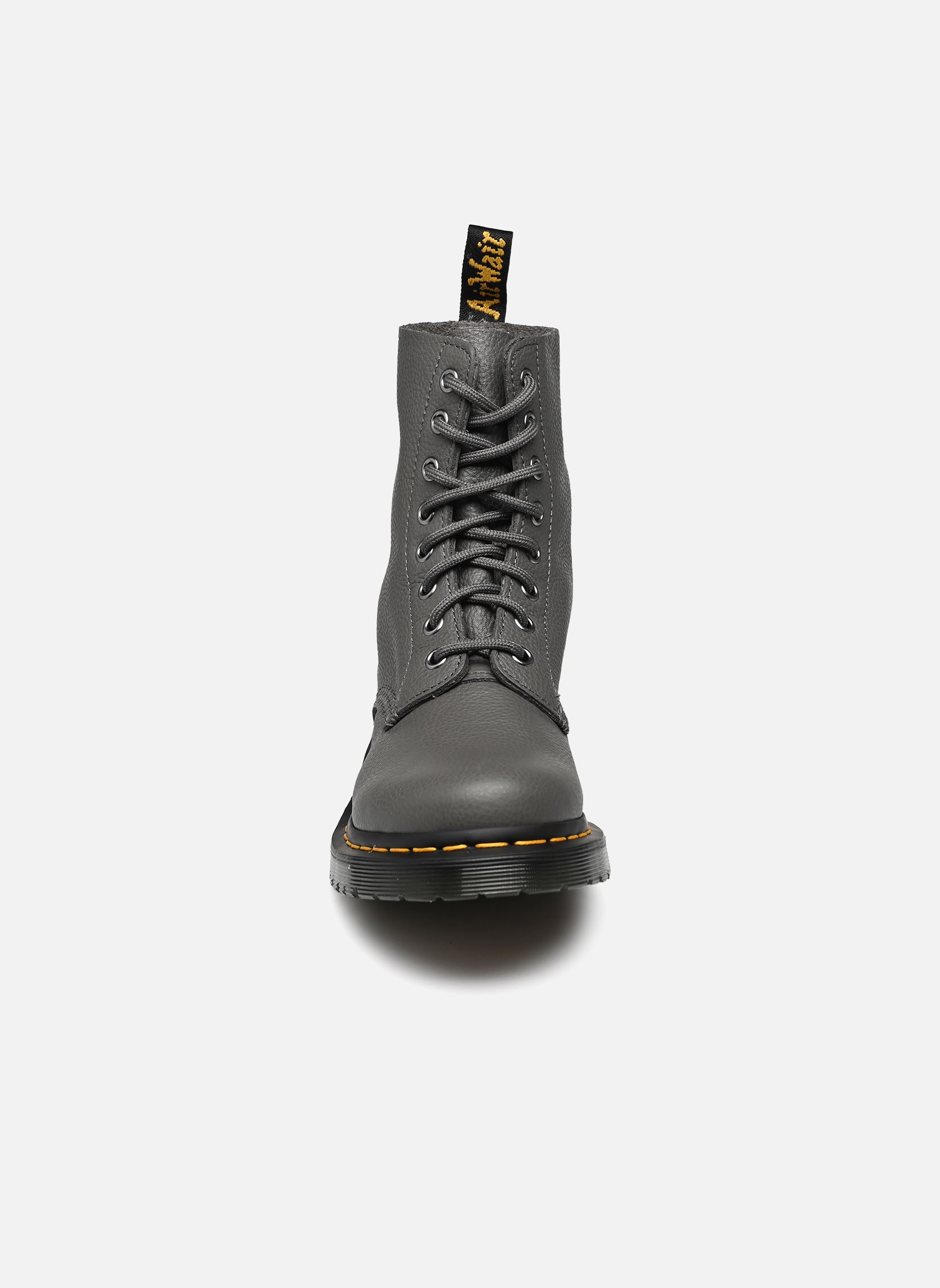 Veterlaarsjes 1460 Pascal dames grijs Dr. Martens Veterlaarsjes 1460 Pascal dames grijs GUNMETAL VIRGINIA