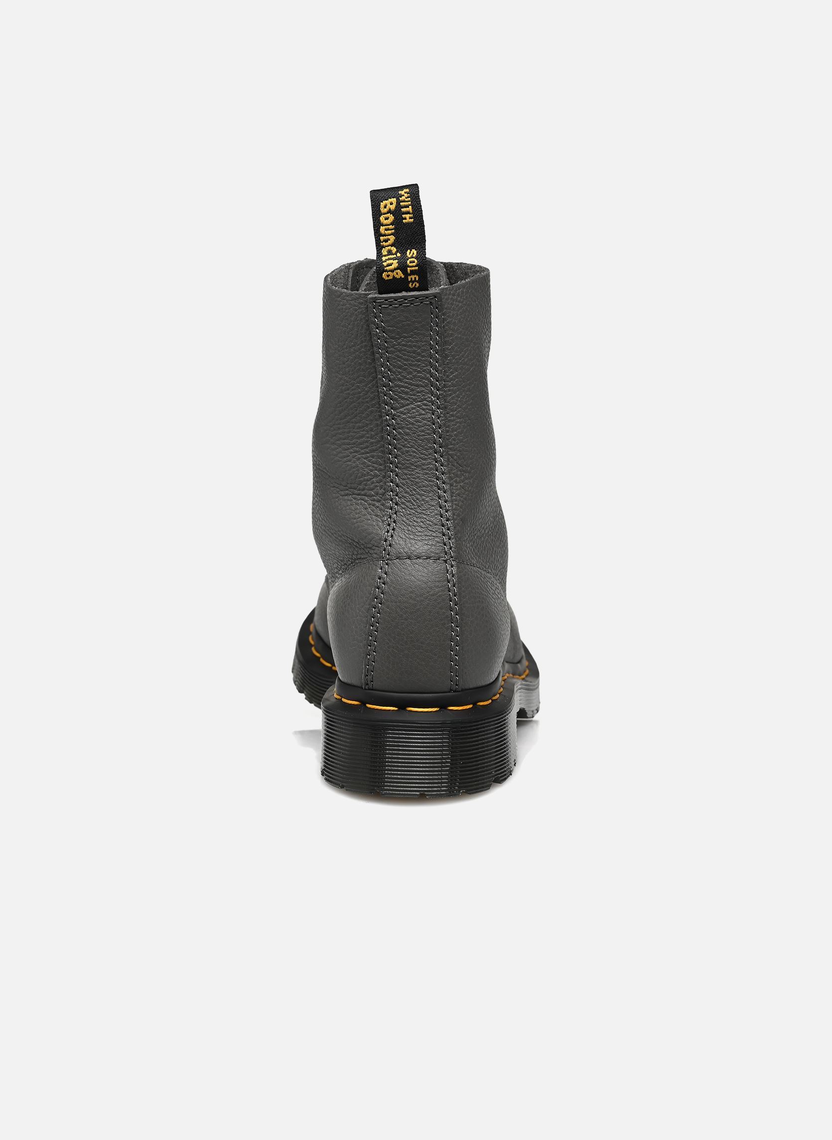 Veterlaarsjes 1460 Pascal dames grijs Dr. Martens Veterlaarsjes 1460 Pascal dames grijs GUNMETAL VIRGINIA